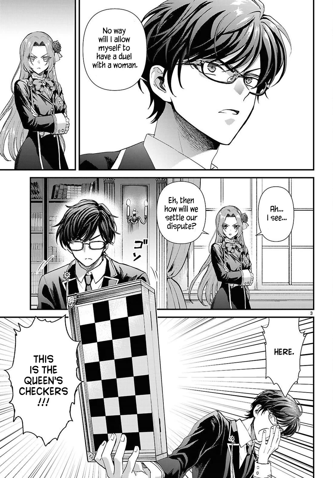 A High School Boy Reincarnates as the Villainous Daughter in an Otome Game. Chapter 10 page 3 - Chapter 10: The intellectual's power