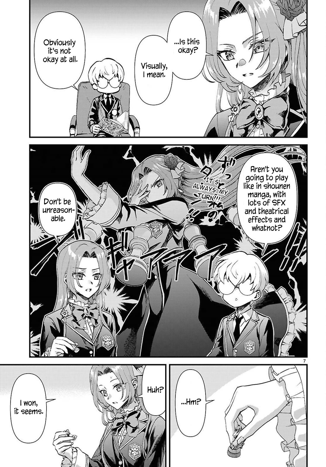 A High School Boy Reincarnates as the Villainous Daughter in an Otome Game. Chapter 10 page 7 - Chapter 10: The intellectual's power