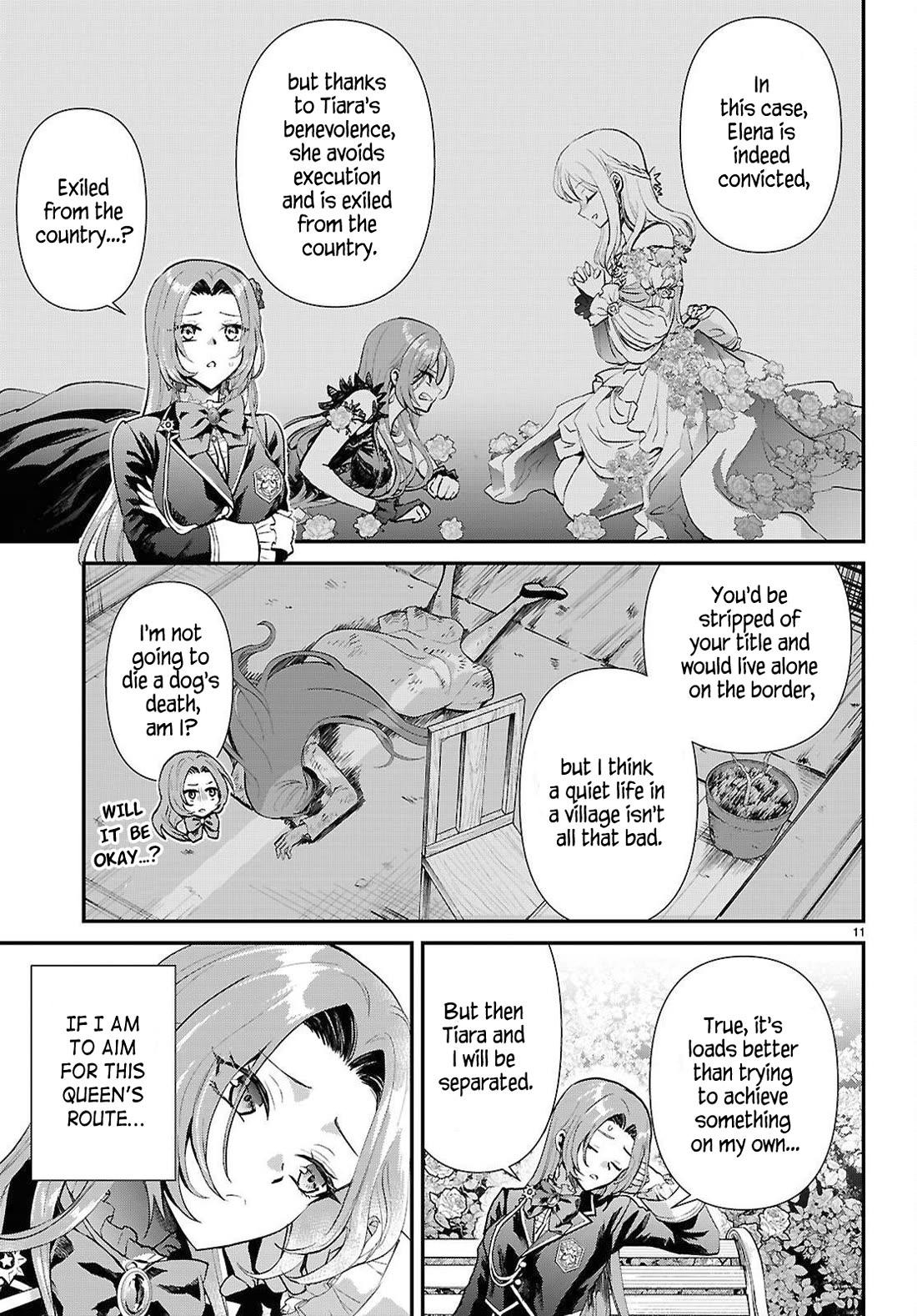 A High School Boy Reincarnates as the Villainous Daughter in an Otome Game. Chapter 11 page 12 - Chapter 11: Which ending will you choose?