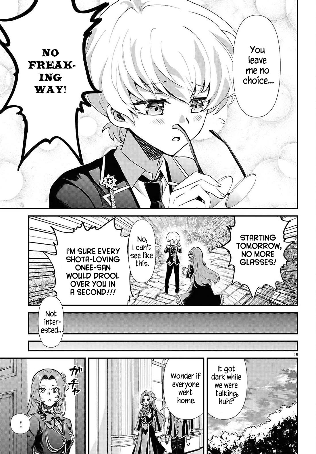A High School Boy Reincarnates as the Villainous Daughter in an Otome Game. Chapter 11 page 16 - Chapter 11: Which ending will you choose?