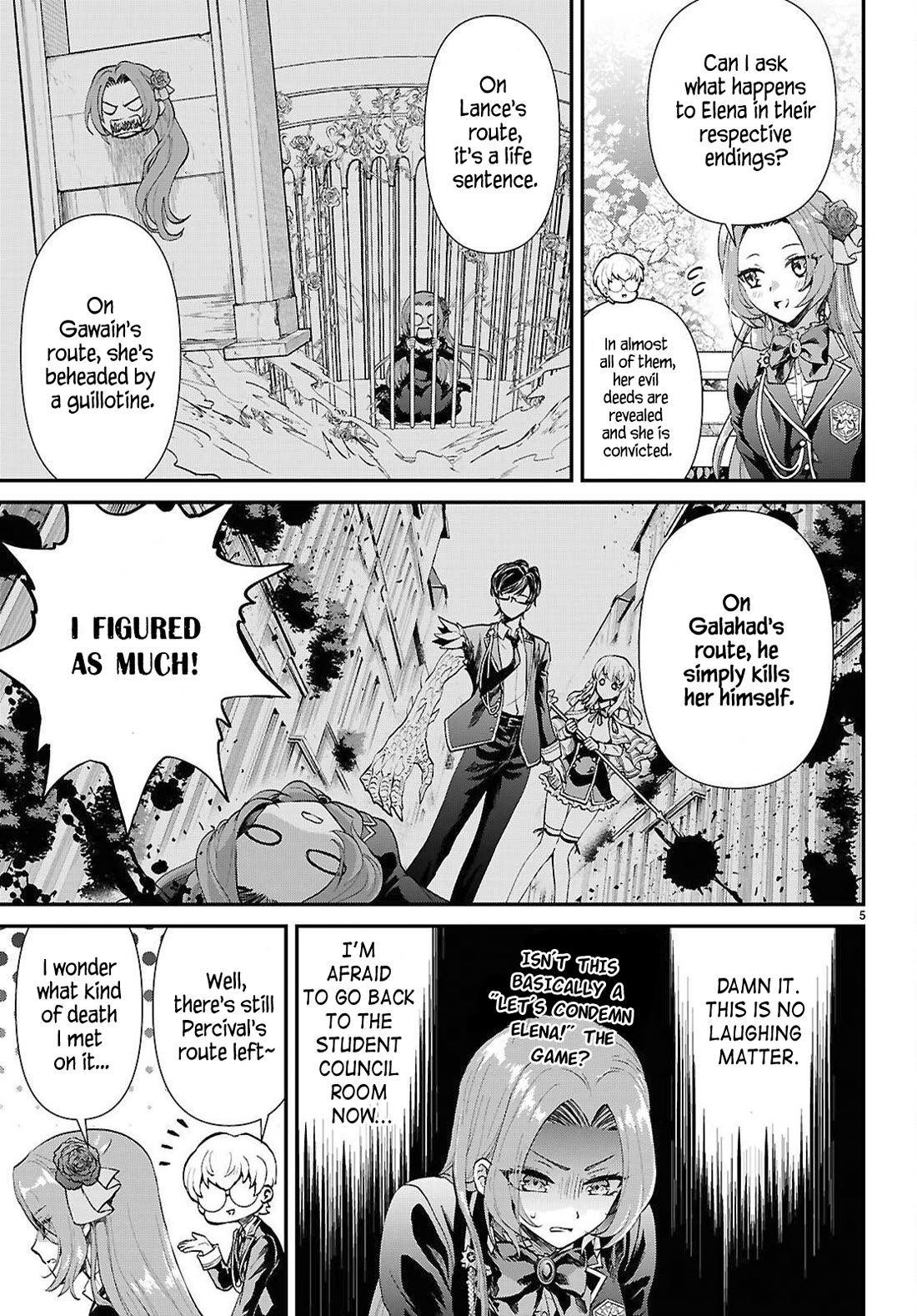 A High School Boy Reincarnates as the Villainous Daughter in an Otome Game. Chapter 11 page 6 - Chapter 11: Which ending will you choose?