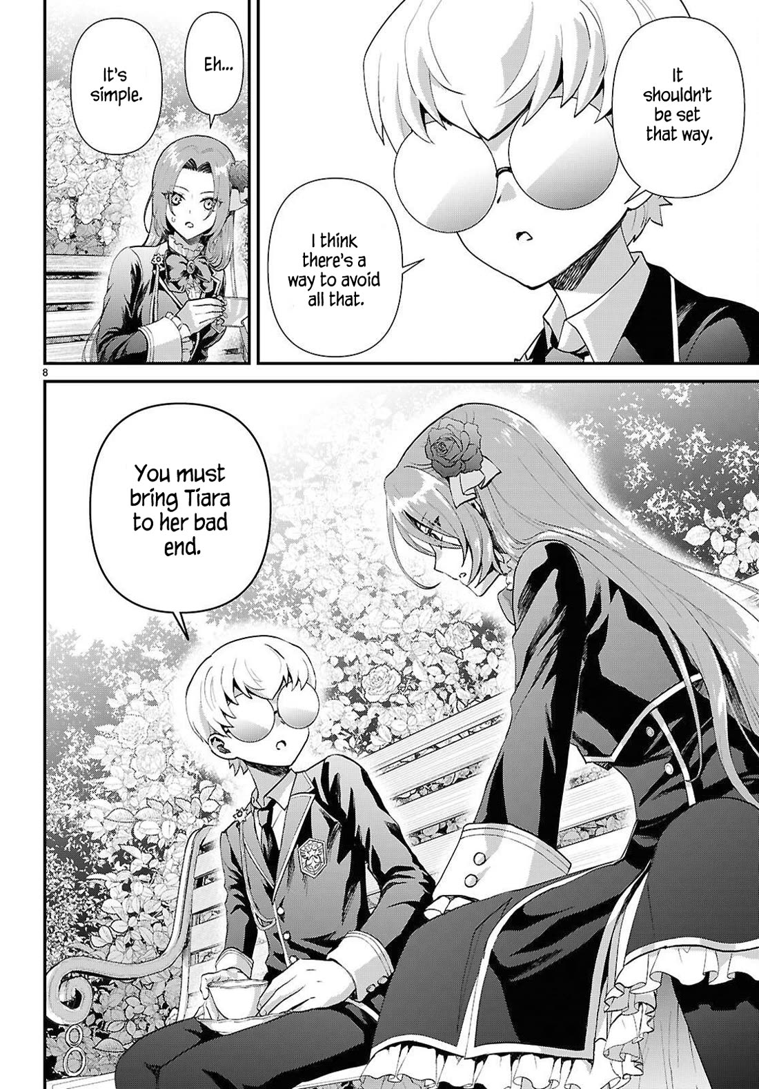 A High School Boy Reincarnates as the Villainous Daughter in an Otome Game. Chapter 11 page 9 - Chapter 11: Which ending will you choose?
