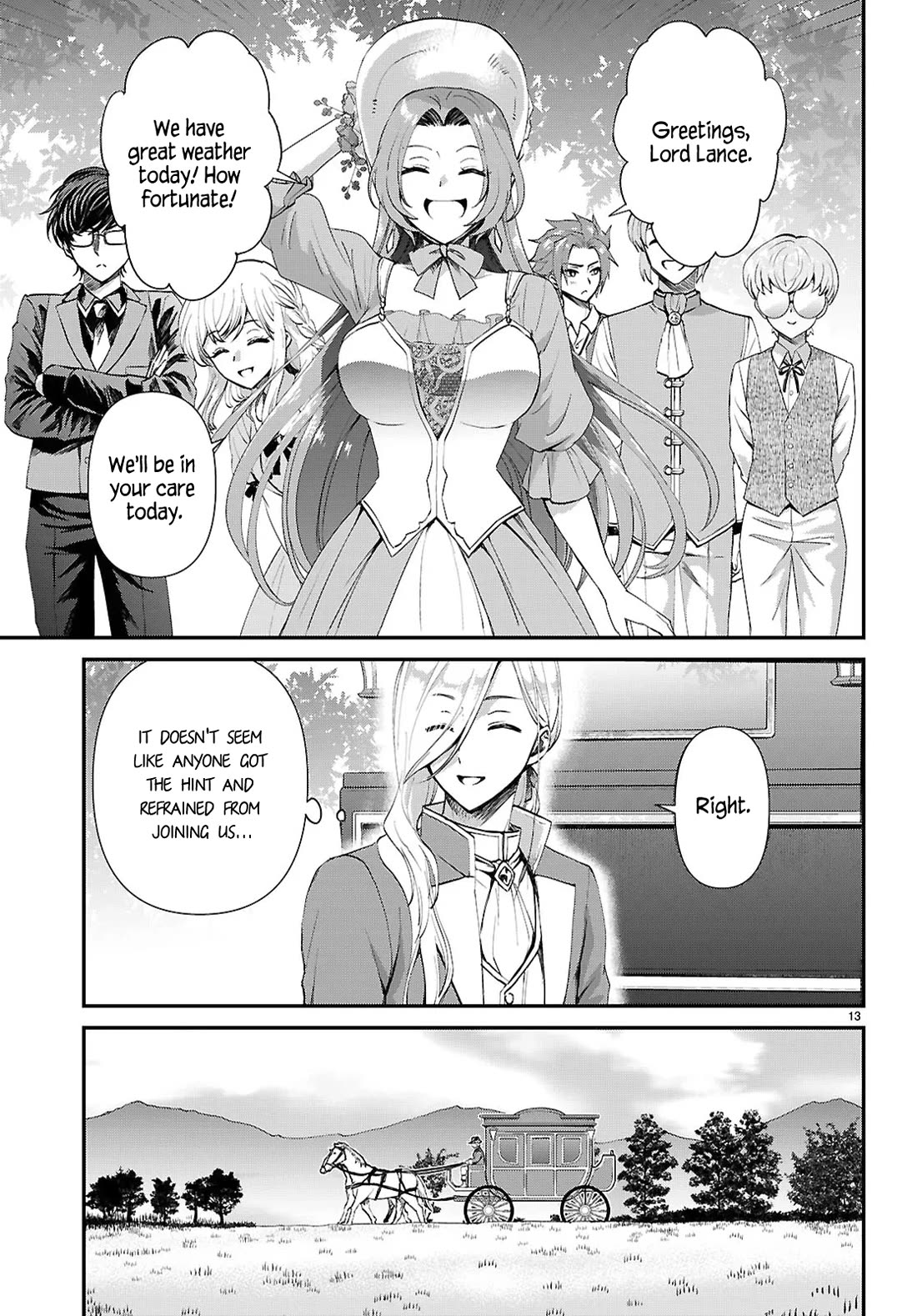 A High School Boy Reincarnates as the Villainous Daughter in an Otome Game. Chapter 13 page 13 - Chapter 13: Lance-sama wa kokurasetai