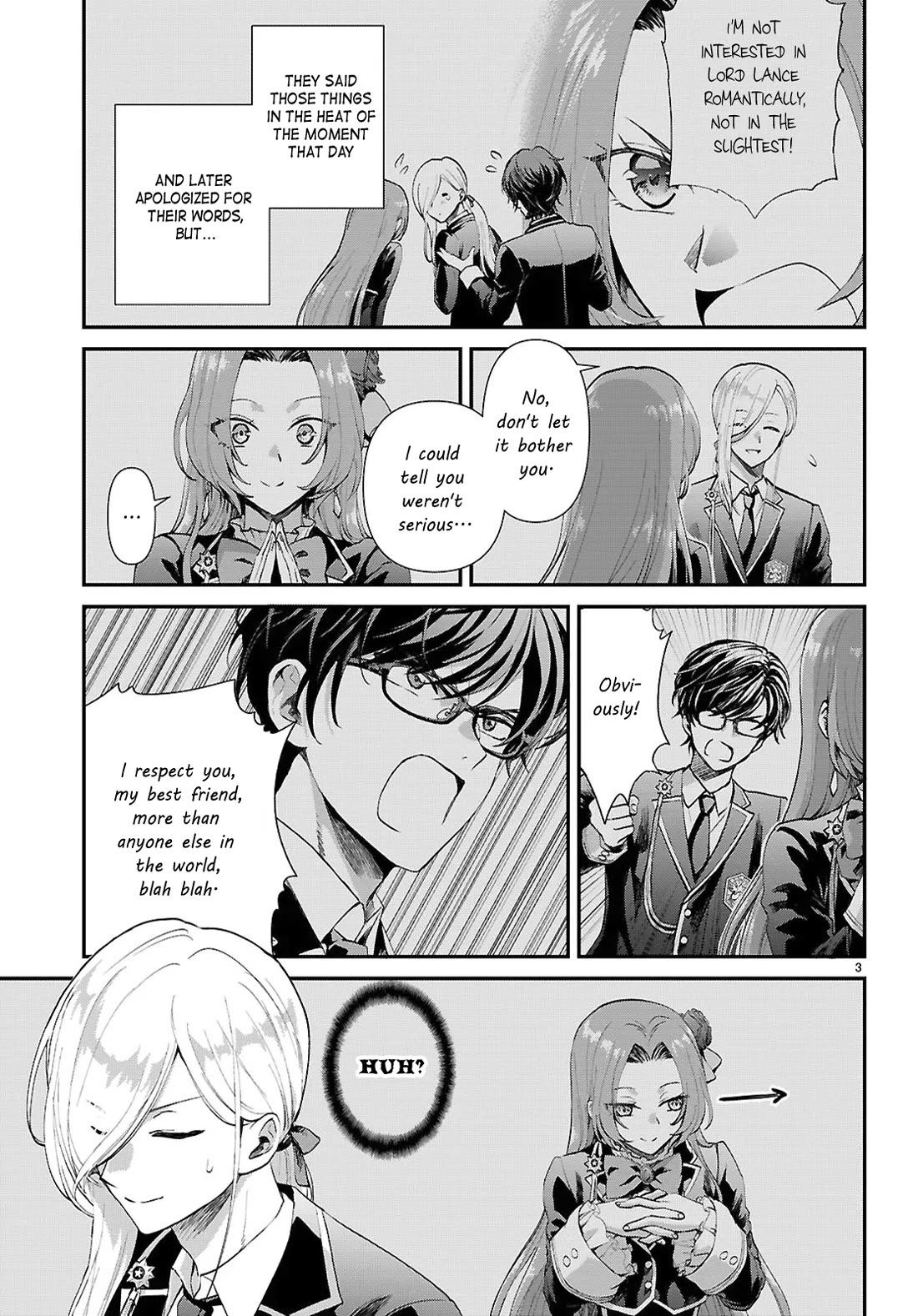 A High School Boy Reincarnates as the Villainous Daughter in an Otome Game. Chapter 13 page 3 - Chapter 13: Lance-sama wa kokurasetai