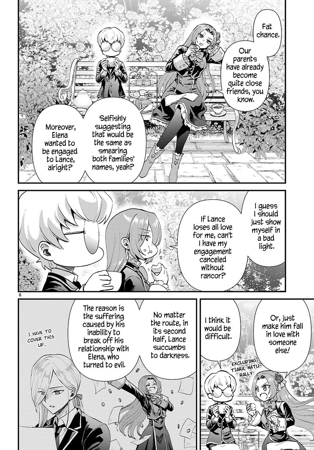 A High School Boy Reincarnates as the Villainous Daughter in an Otome Game. Chapter 13 page 6 - Chapter 13: Lance-sama wa kokurasetai