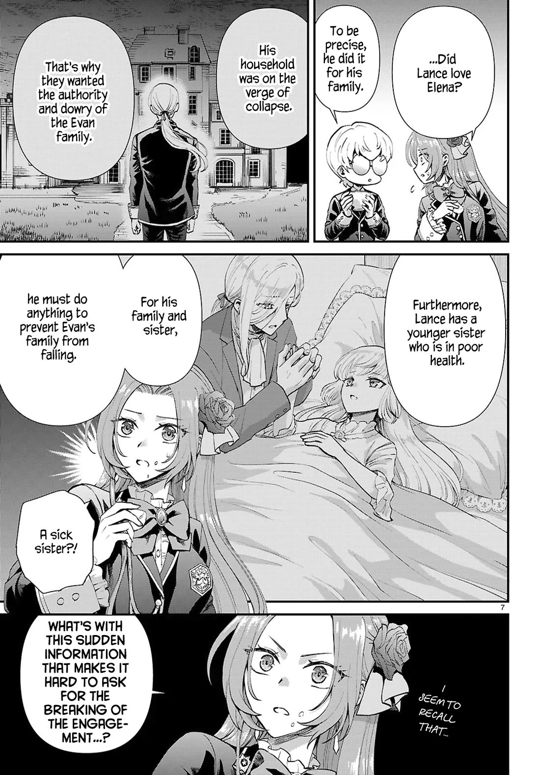 A High School Boy Reincarnates as the Villainous Daughter in an Otome Game. Chapter 13 page 7 - Chapter 13: Lance-sama wa kokurasetai