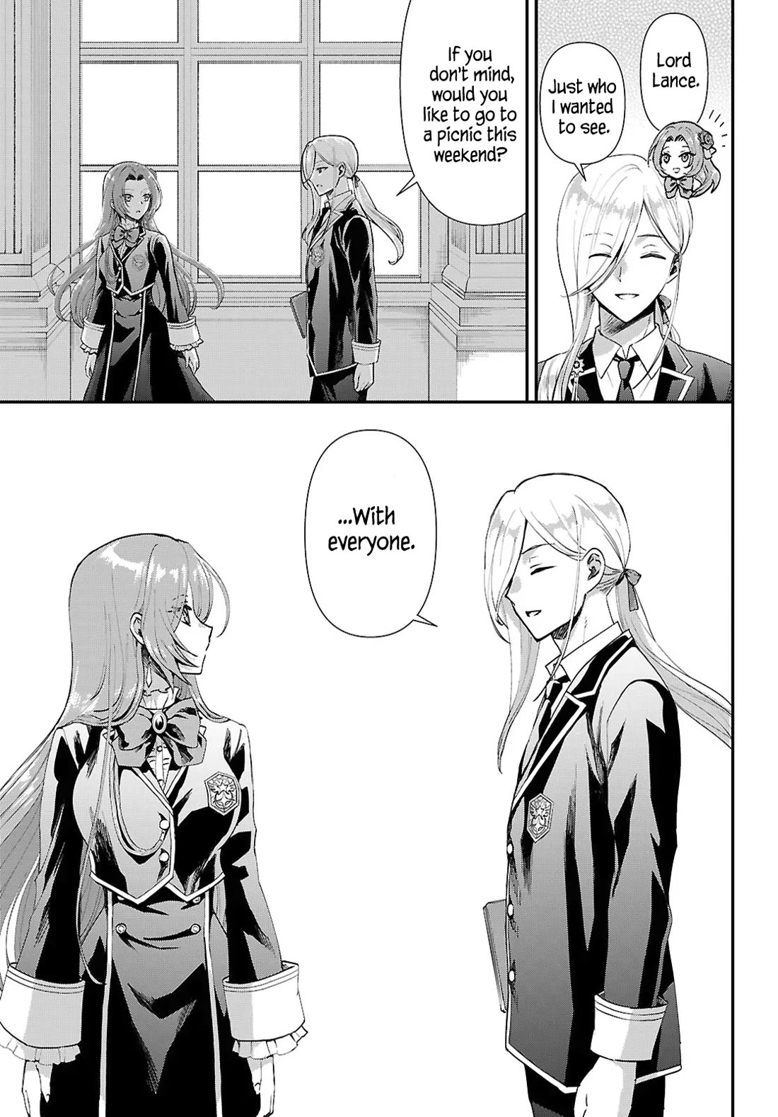 A High School Boy Reincarnates as the Villainous Daughter in an Otome Game. Chapter 13 page 9 - Chapter 13: Lance-sama wa kokurasetai