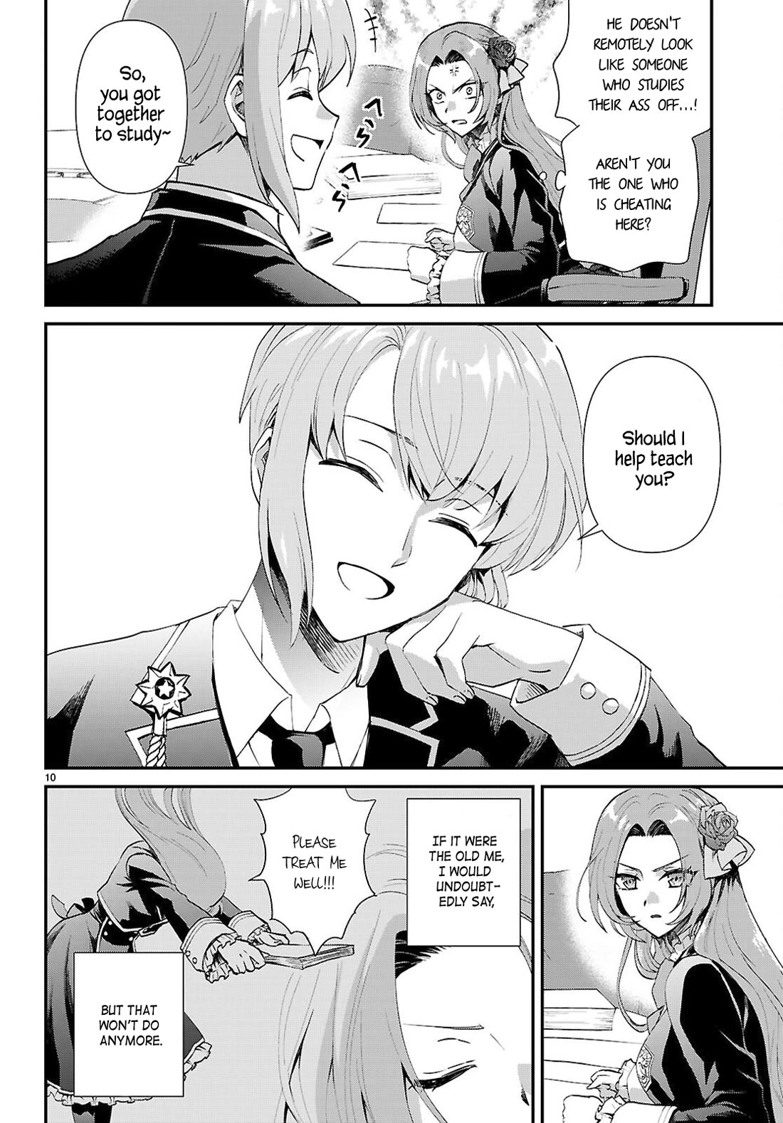 A High School Boy Reincarnates as the Villainous Daughter in an Otome Game. Chapter 15 page 10 - Chapter 15: The cheat lady's pride