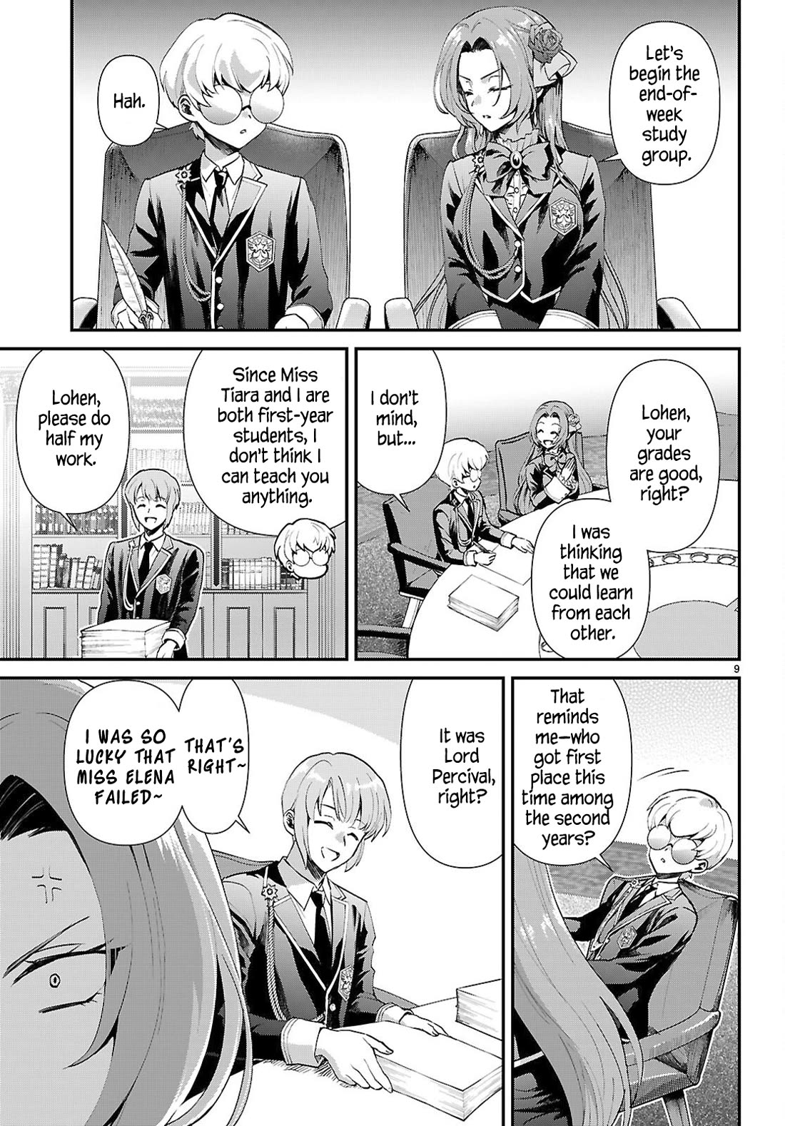 A High School Boy Reincarnates as the Villainous Daughter in an Otome Game. Chapter 15 page 9 - Chapter 15: The cheat lady's pride
