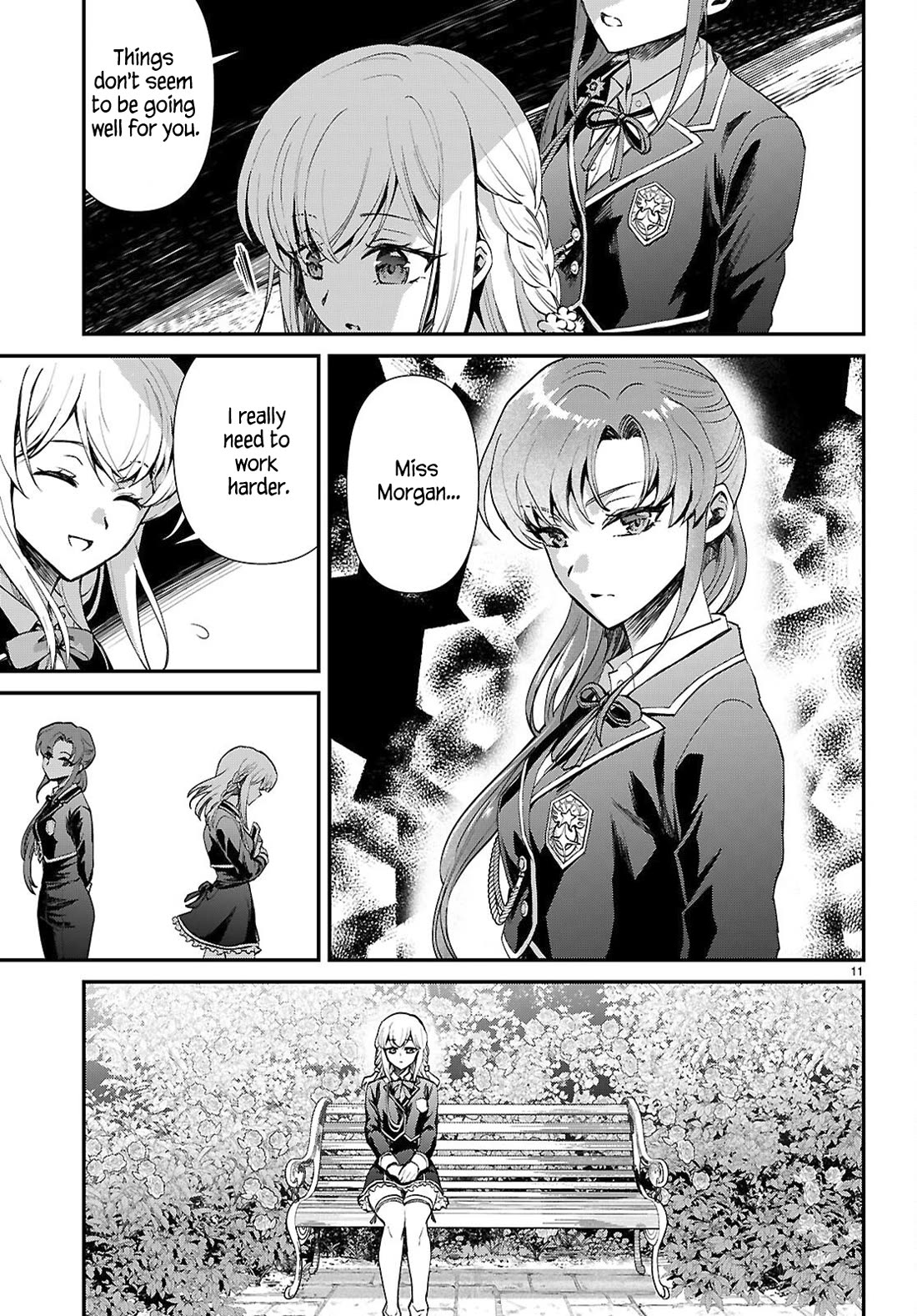 A High School Boy Reincarnates as the Villainous Daughter in an Otome Game. Chapter 16 page 11 - Chapter 16: The cheat lady's pride②
