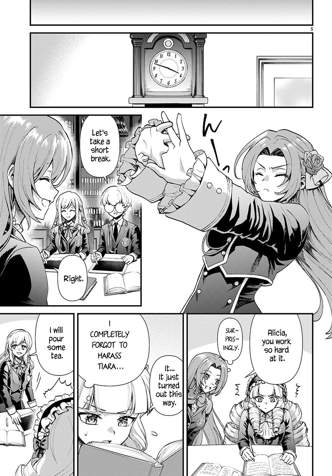 A High School Boy Reincarnates as the Villainous Daughter in an Otome Game. Chapter 16 page 5 - Chapter 16: The cheat lady's pride②