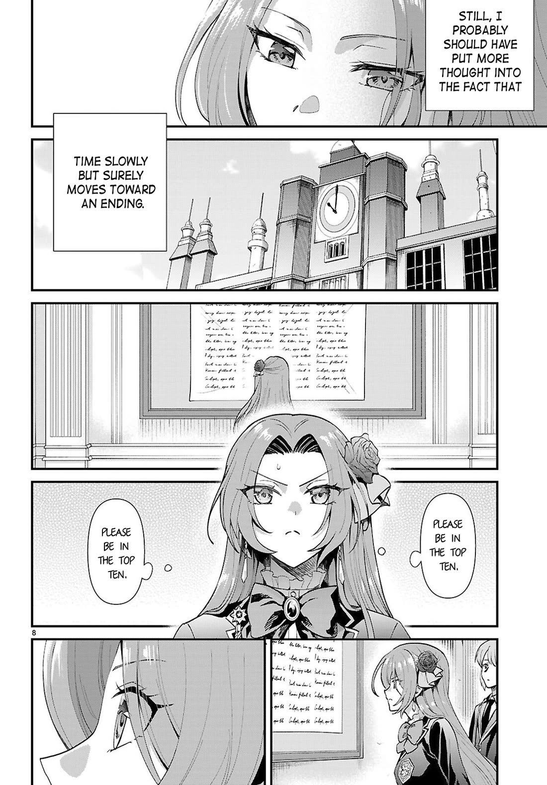 A High School Boy Reincarnates as the Villainous Daughter in an Otome Game. Chapter 16 page 8 - Chapter 16: The cheat lady's pride②