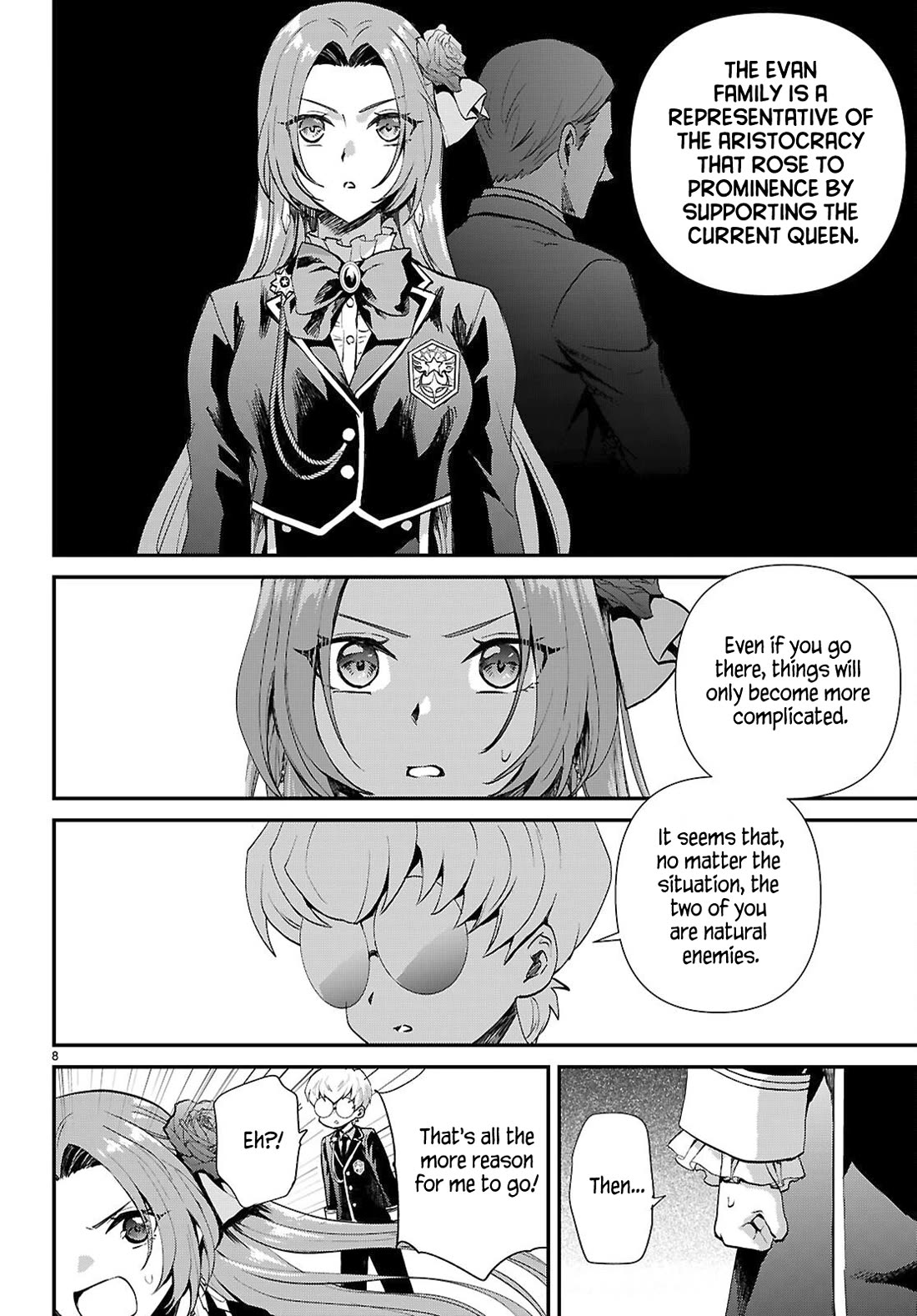 A High School Boy Reincarnates as the Villainous Daughter in an Otome Game. Chapter 18 page 8 - Chapter 18: Ending②