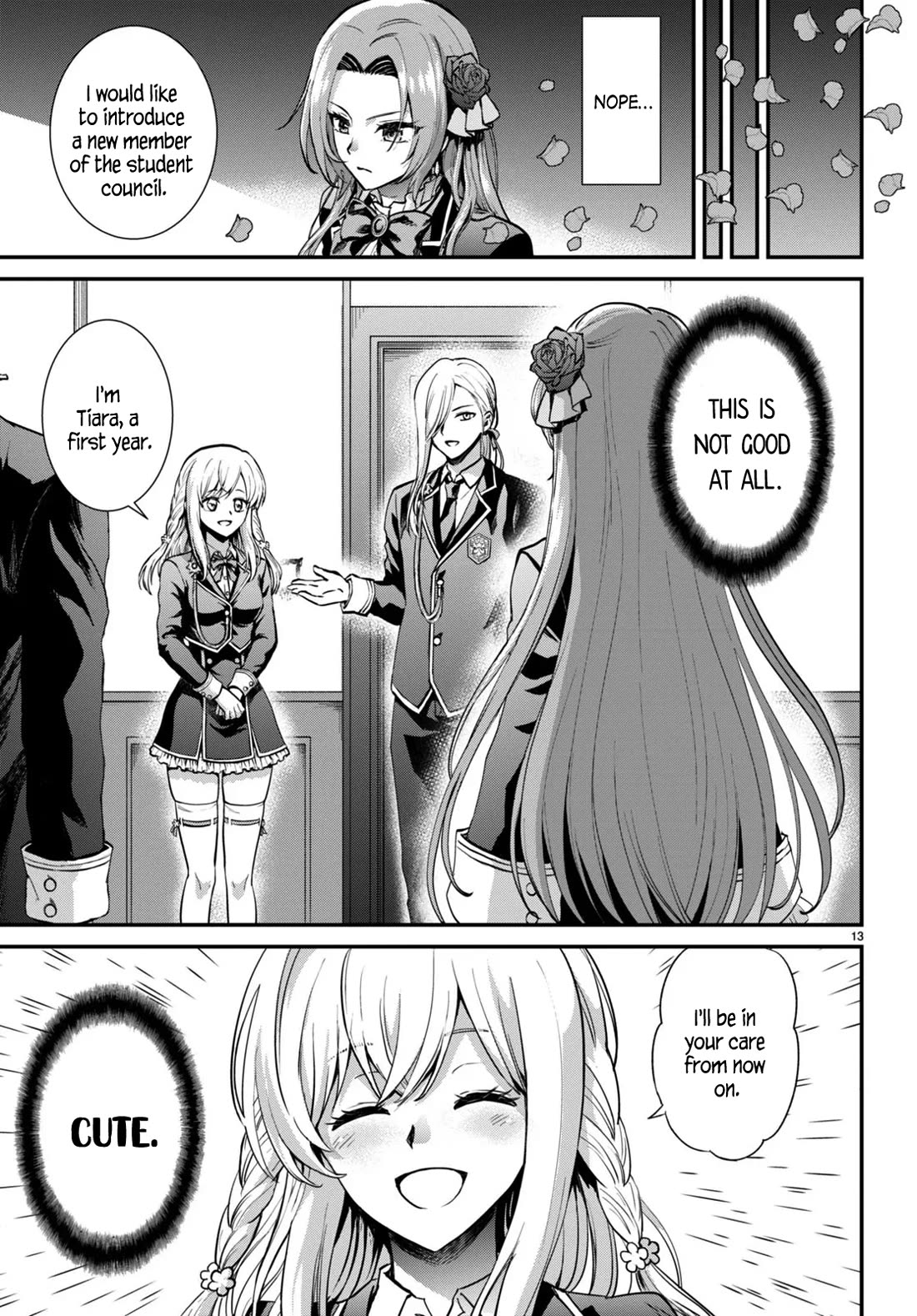 A High School Boy Reincarnates as the Villainous Daughter in an Otome Game. Chapter 2 page 13 - Chapter 2: Capture targets incoming