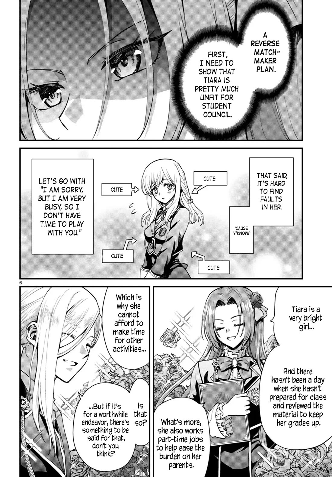 A High School Boy Reincarnates as the Villainous Daughter in an Otome Game. Chapter 2 page 6 - Chapter 2: Capture targets incoming