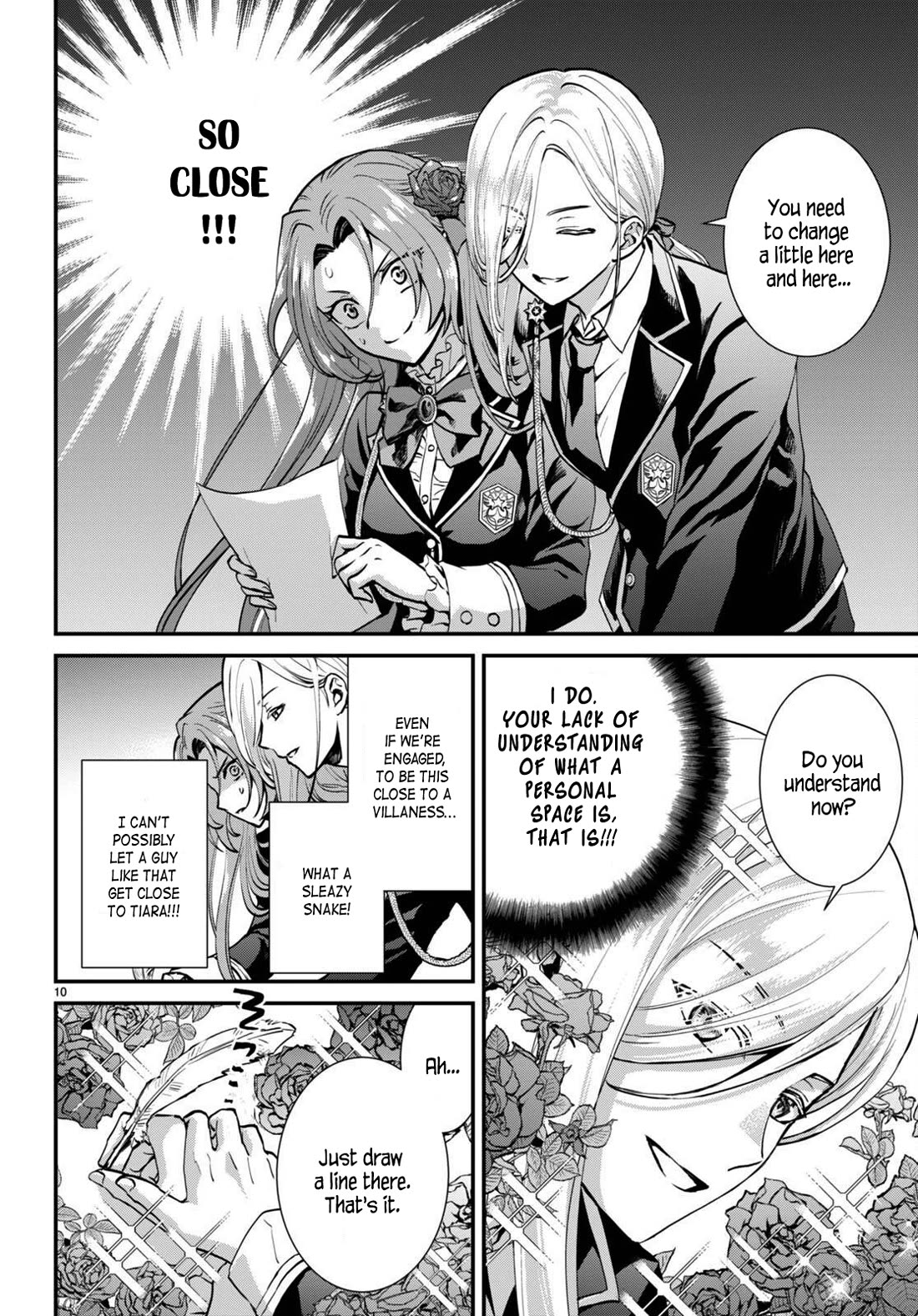 A High School Boy Reincarnates as the Villainous Daughter in an Otome Game. Chapter 3 page 10 - Chapter 3: Hot guys are terrifying