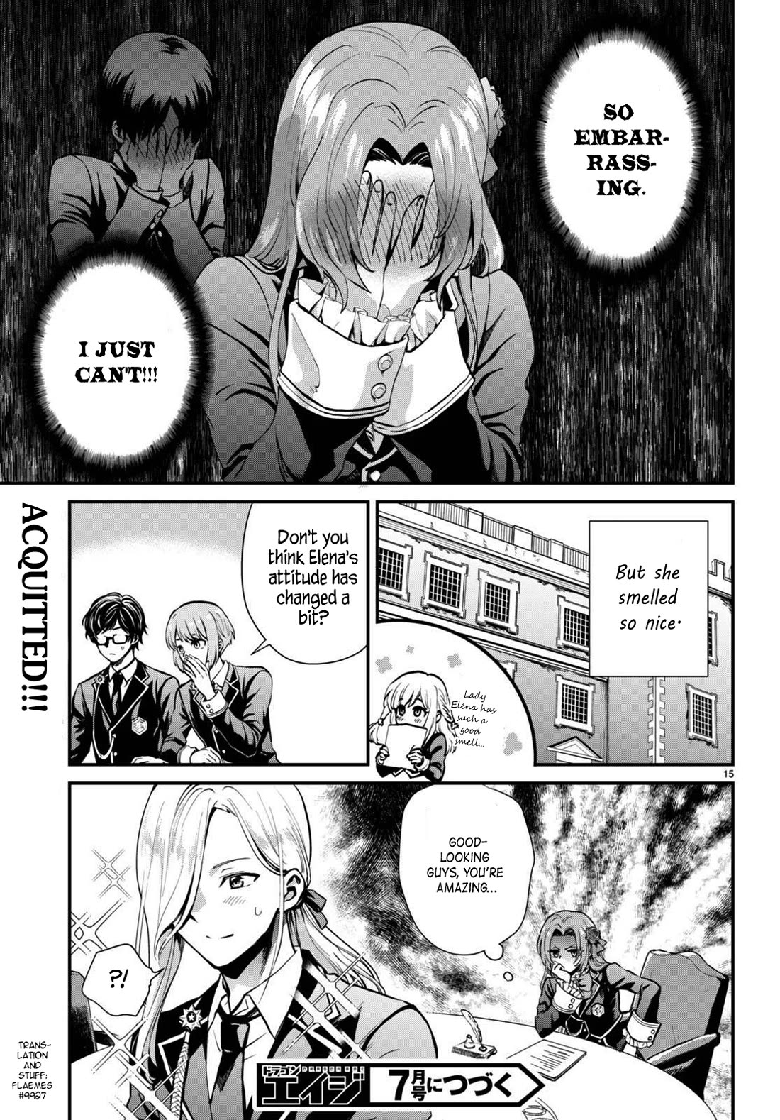 A High School Boy Reincarnates as the Villainous Daughter in an Otome Game. Chapter 3 page 15 - Chapter 3: Hot guys are terrifying
