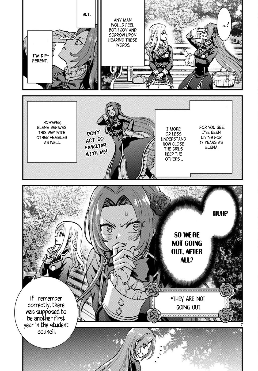A High School Boy Reincarnates as the Villainous Daughter in an Otome Game. Chapter 3 page 7 - Chapter 3: Hot guys are terrifying