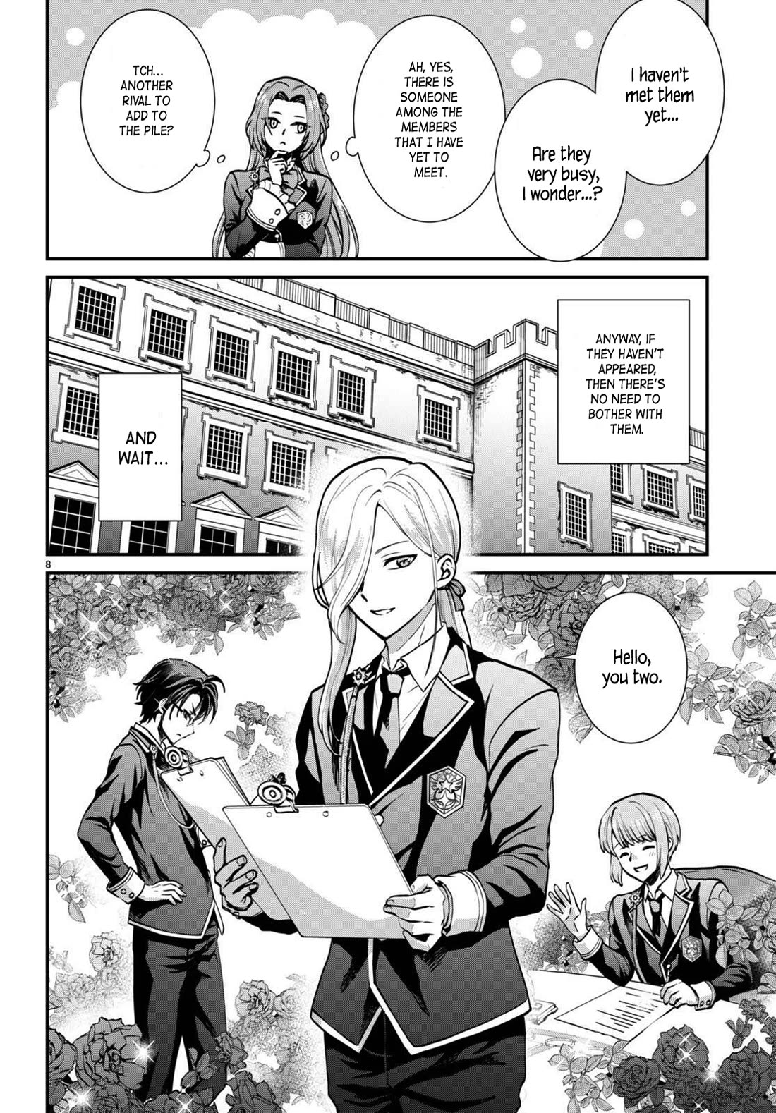A High School Boy Reincarnates as the Villainous Daughter in an Otome Game. Chapter 3 page 8 - Chapter 3: Hot guys are terrifying
