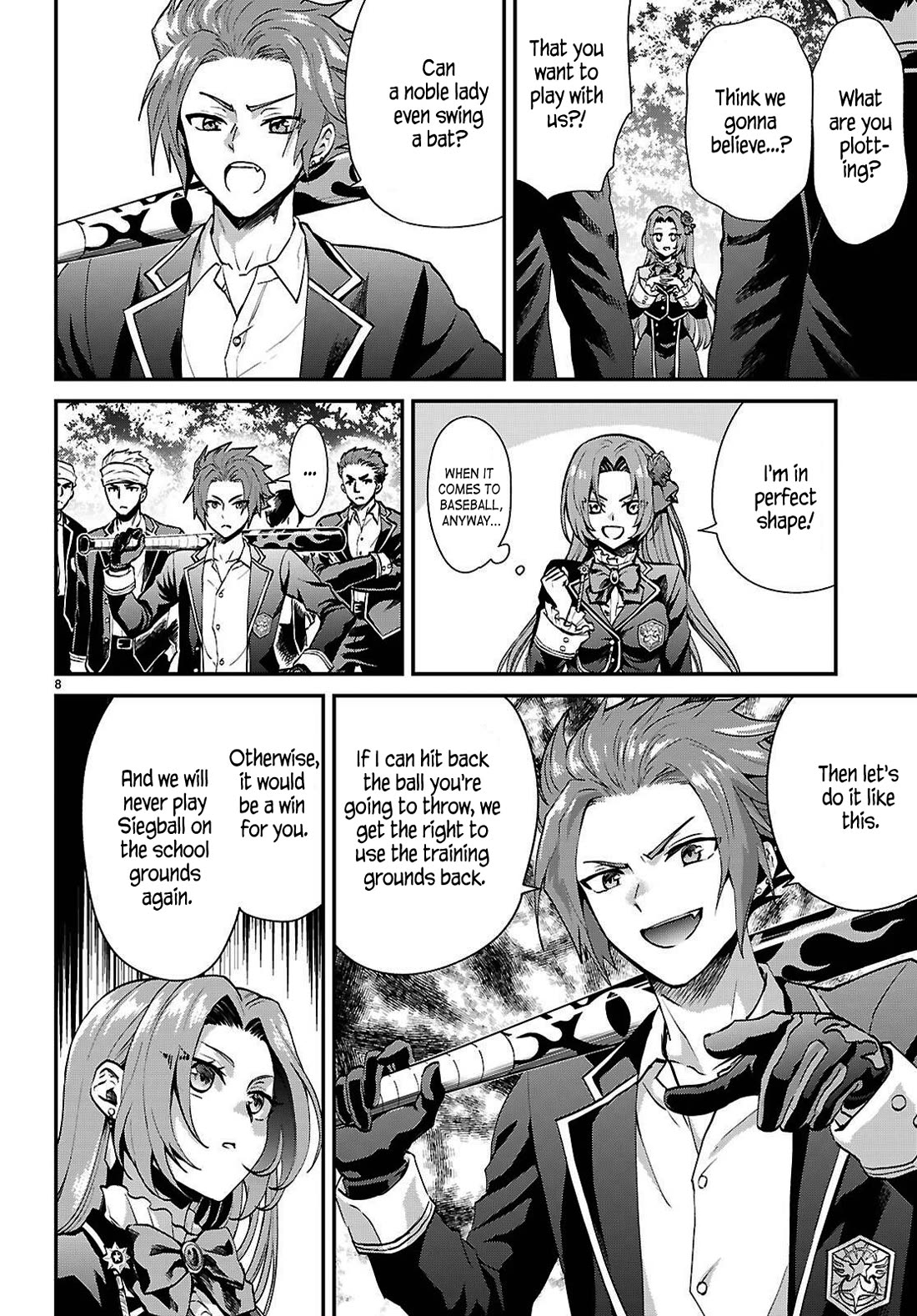 A High School Boy Reincarnates as the Villainous Daughter in an Otome Game. Chapter 4 page 8 - Chapter 4: A delinquent and a noble lady ①