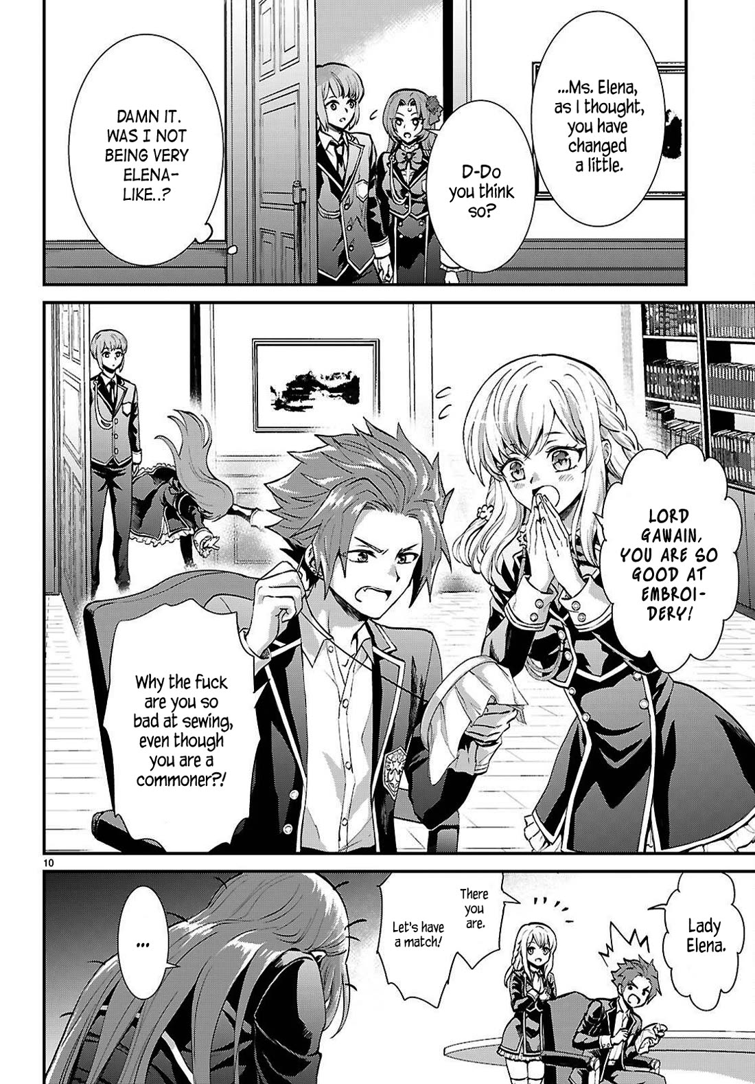 A High School Boy Reincarnates as the Villainous Daughter in an Otome Game. Chapter 5 page 10 - Chapter 5: A delinquent and a noble lady ②