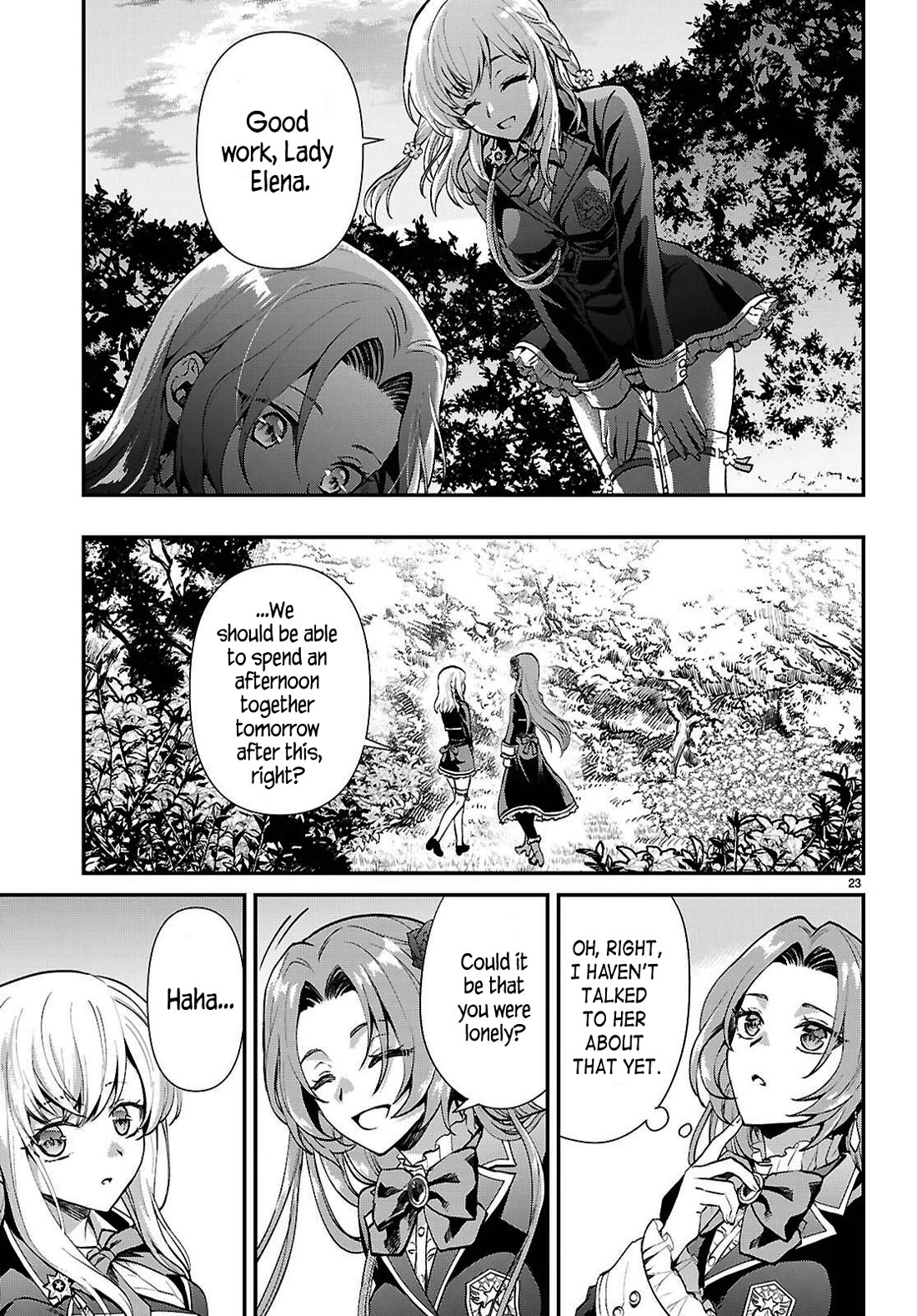 A High School Boy Reincarnates as the Villainous Daughter in an Otome Game. Chapter 5 page 23 - Chapter 5: A delinquent and a noble lady ②