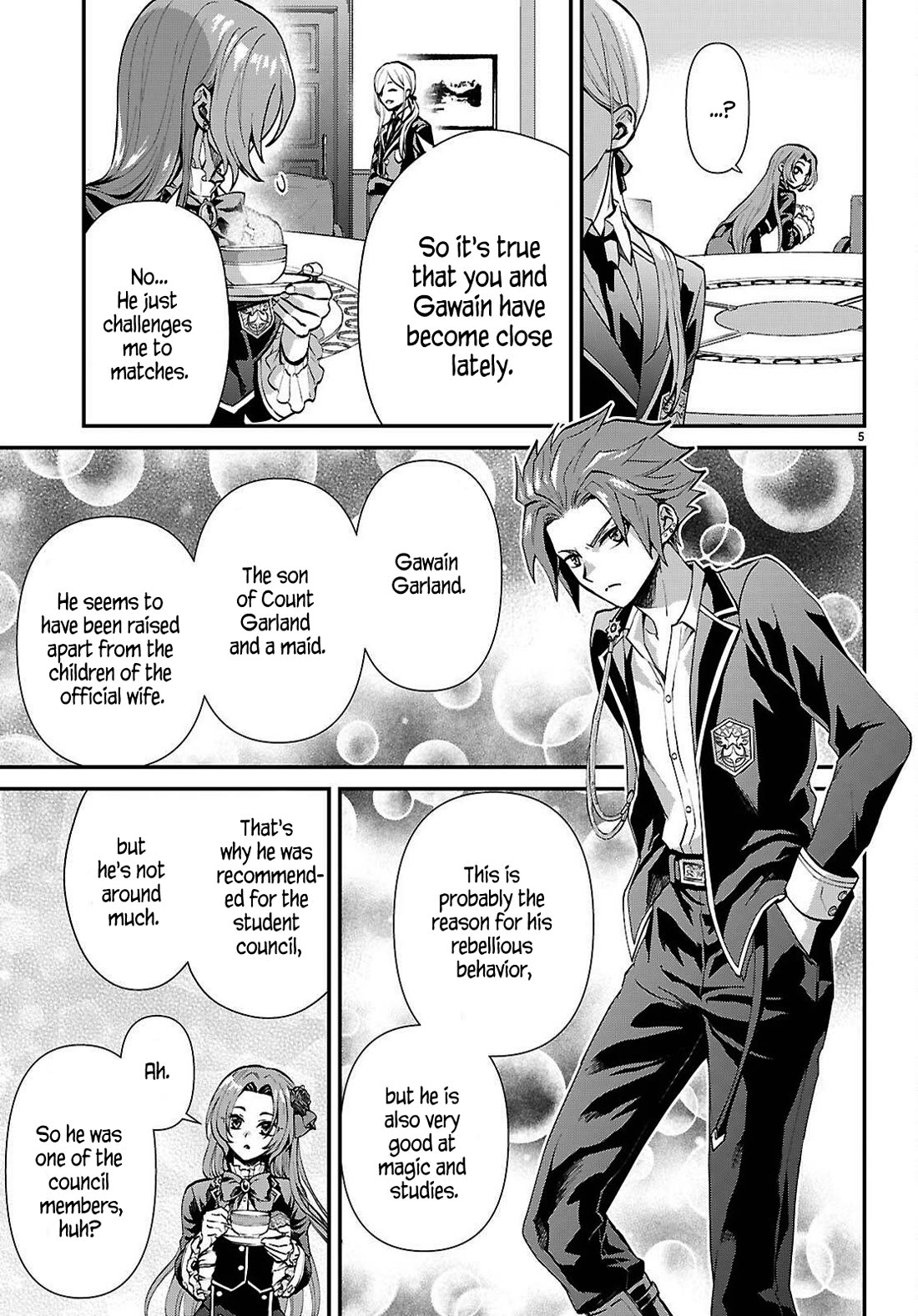 A High School Boy Reincarnates as the Villainous Daughter in an Otome Game. Chapter 5 page 5 - Chapter 5: A delinquent and a noble lady ②