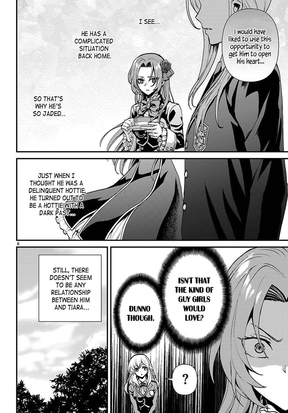 A High School Boy Reincarnates as the Villainous Daughter in an Otome Game. Chapter 5 page 6 - Chapter 5: A delinquent and a noble lady ②