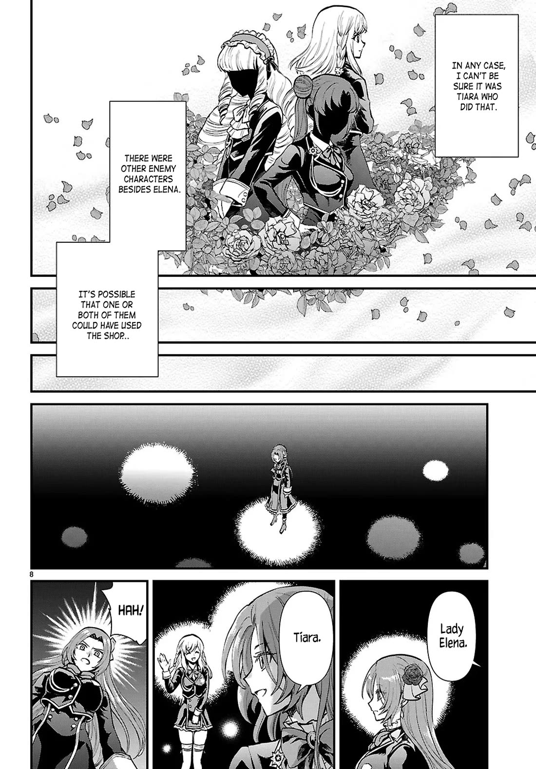 A High School Boy Reincarnates as the Villainous Daughter in an Otome Game. Chapter 6 page 8 - Chapter 6: Banana and I (ore)