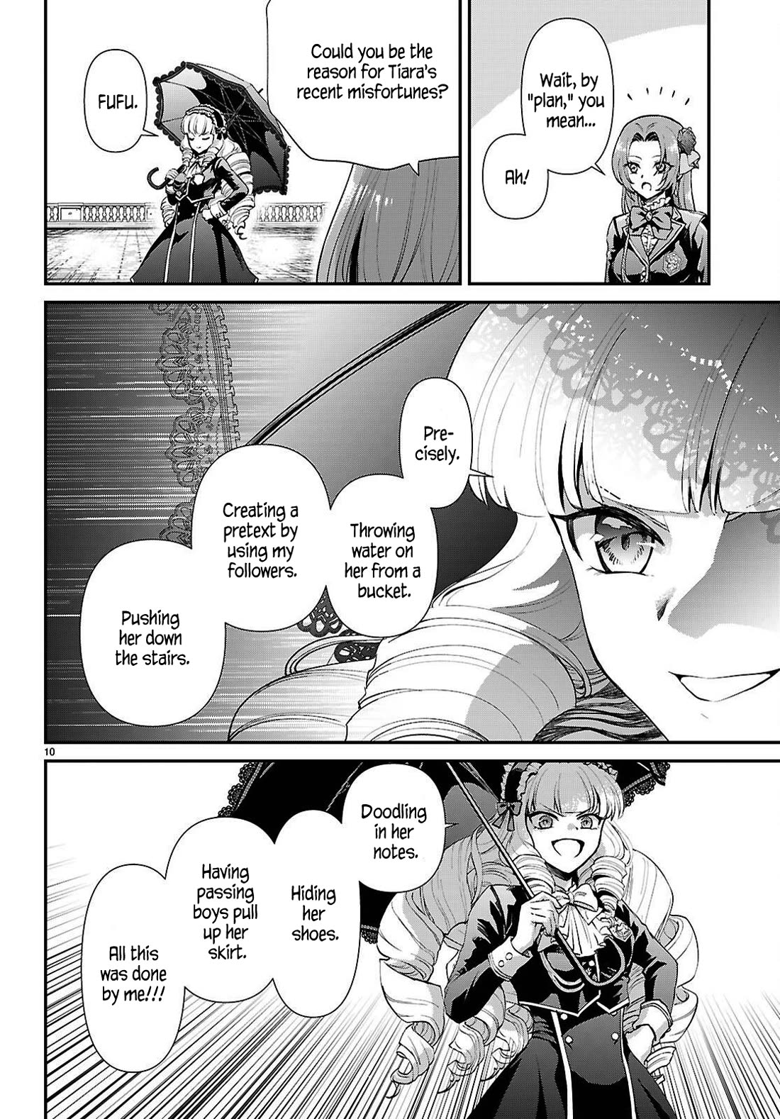 A High School Boy Reincarnates as the Villainous Daughter in an Otome Game. Chapter 7 page 10 - Chapter 7: Is this a love letter?