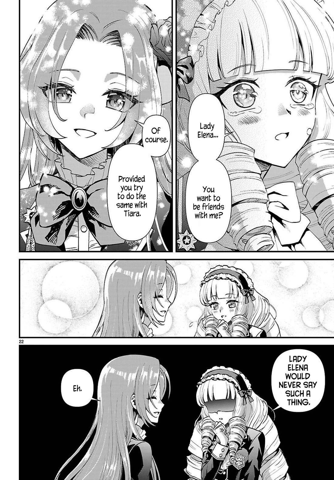 A High School Boy Reincarnates as the Villainous Daughter in an Otome Game. Chapter 7 page 22 - Chapter 7: Is this a love letter?