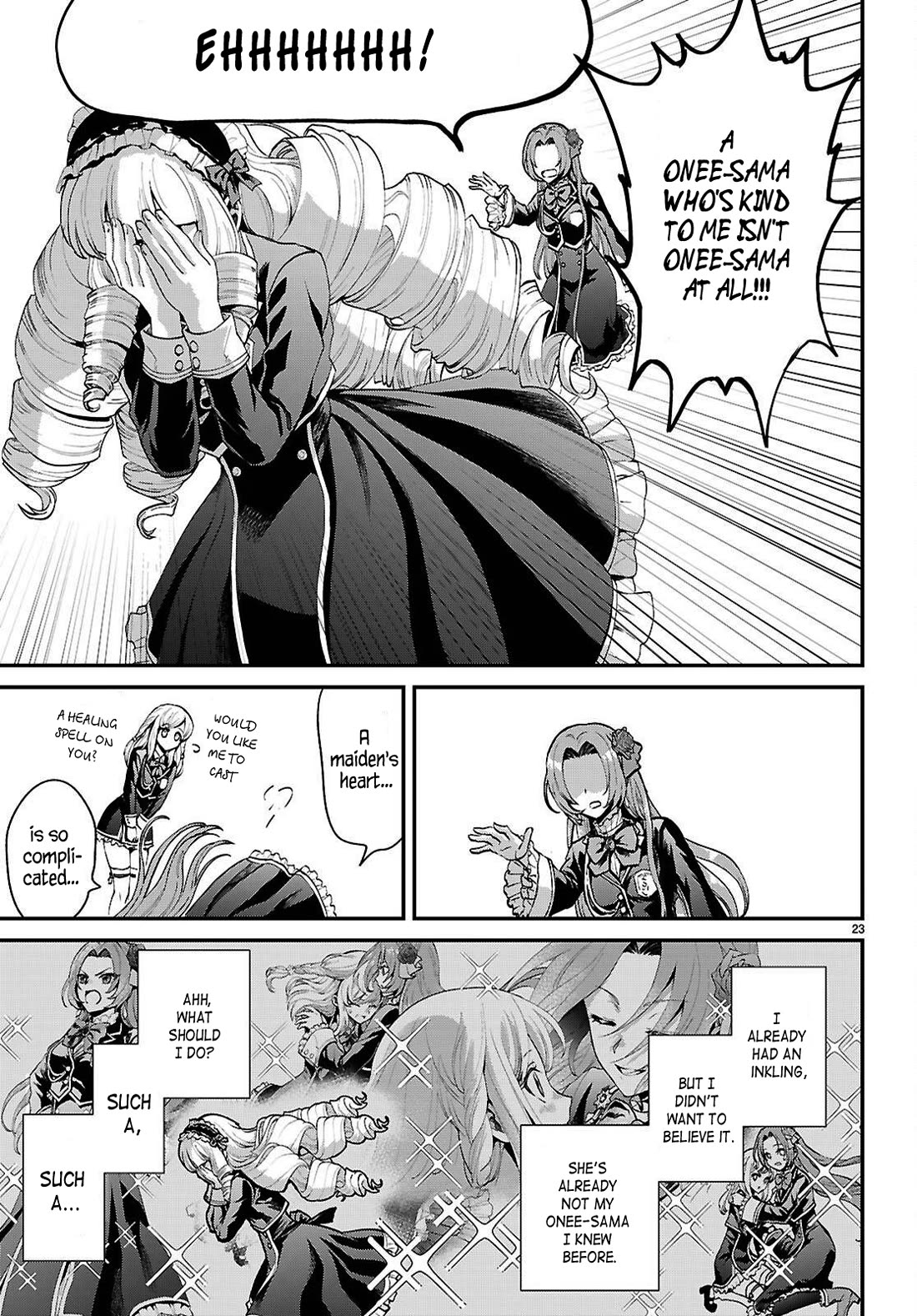 A High School Boy Reincarnates as the Villainous Daughter in an Otome Game. Chapter 7 page 23 - Chapter 7: Is this a love letter?