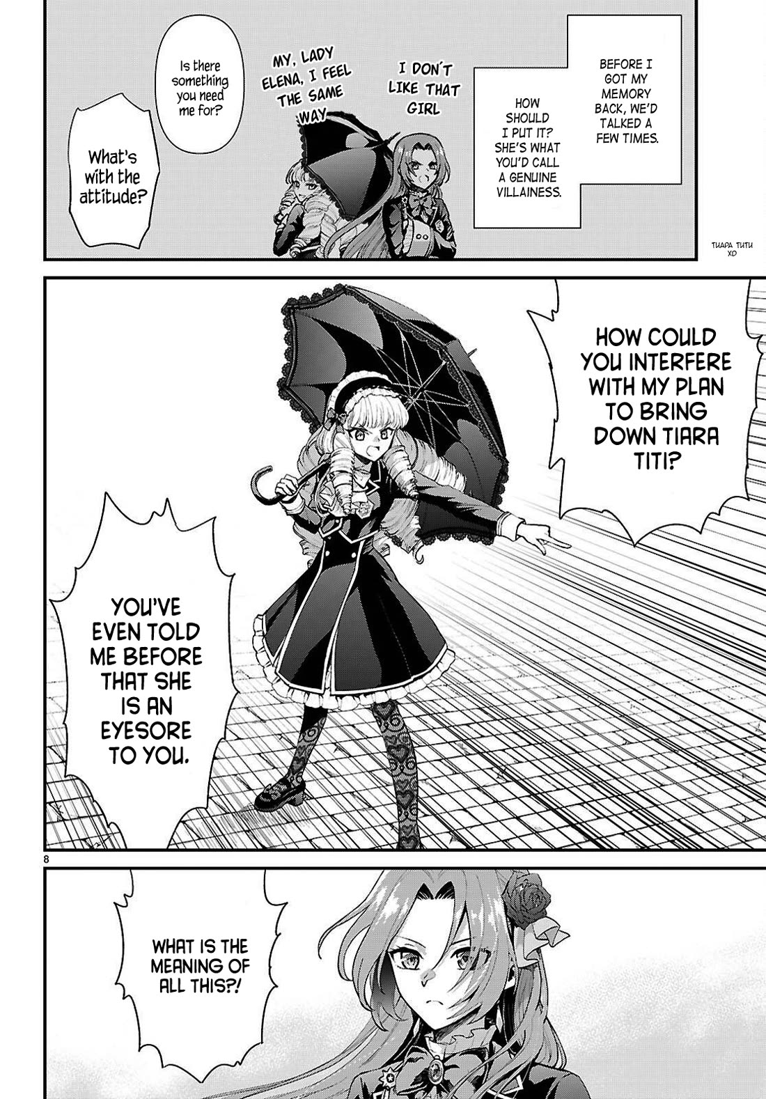 A High School Boy Reincarnates as the Villainous Daughter in an Otome Game. Chapter 7 page 8 - Chapter 7: Is this a love letter?
