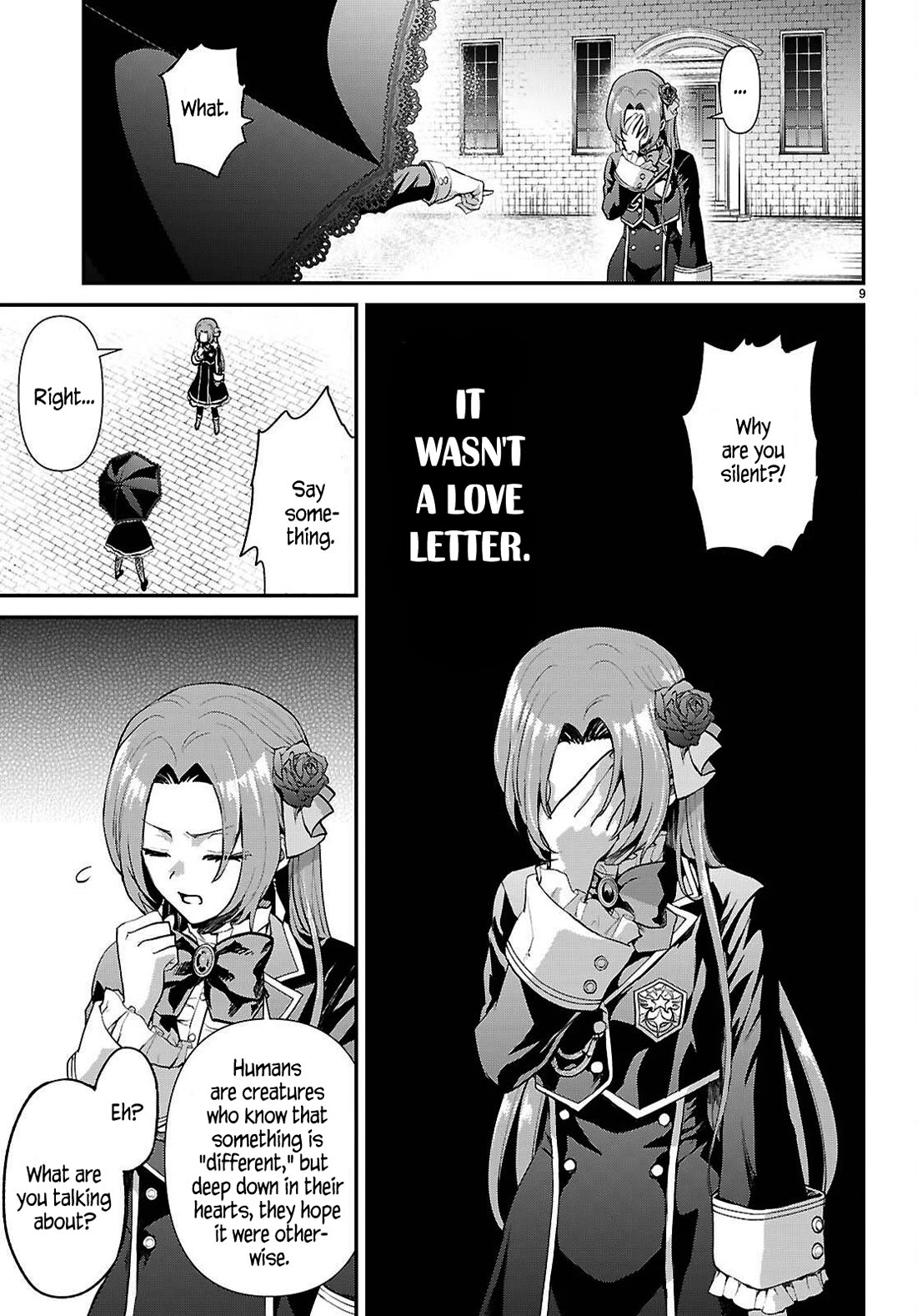 A High School Boy Reincarnates as the Villainous Daughter in an Otome Game. Chapter 7 page 9 - Chapter 7: Is this a love letter?