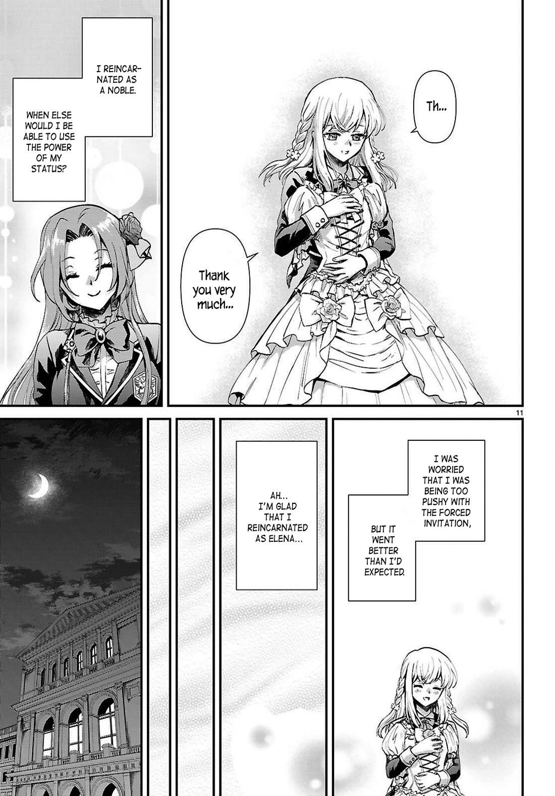 A High School Boy Reincarnates as the Villainous Daughter in an Otome Game. Chapter 8 page 11 - Chapter 8: A villainous daughter dances
