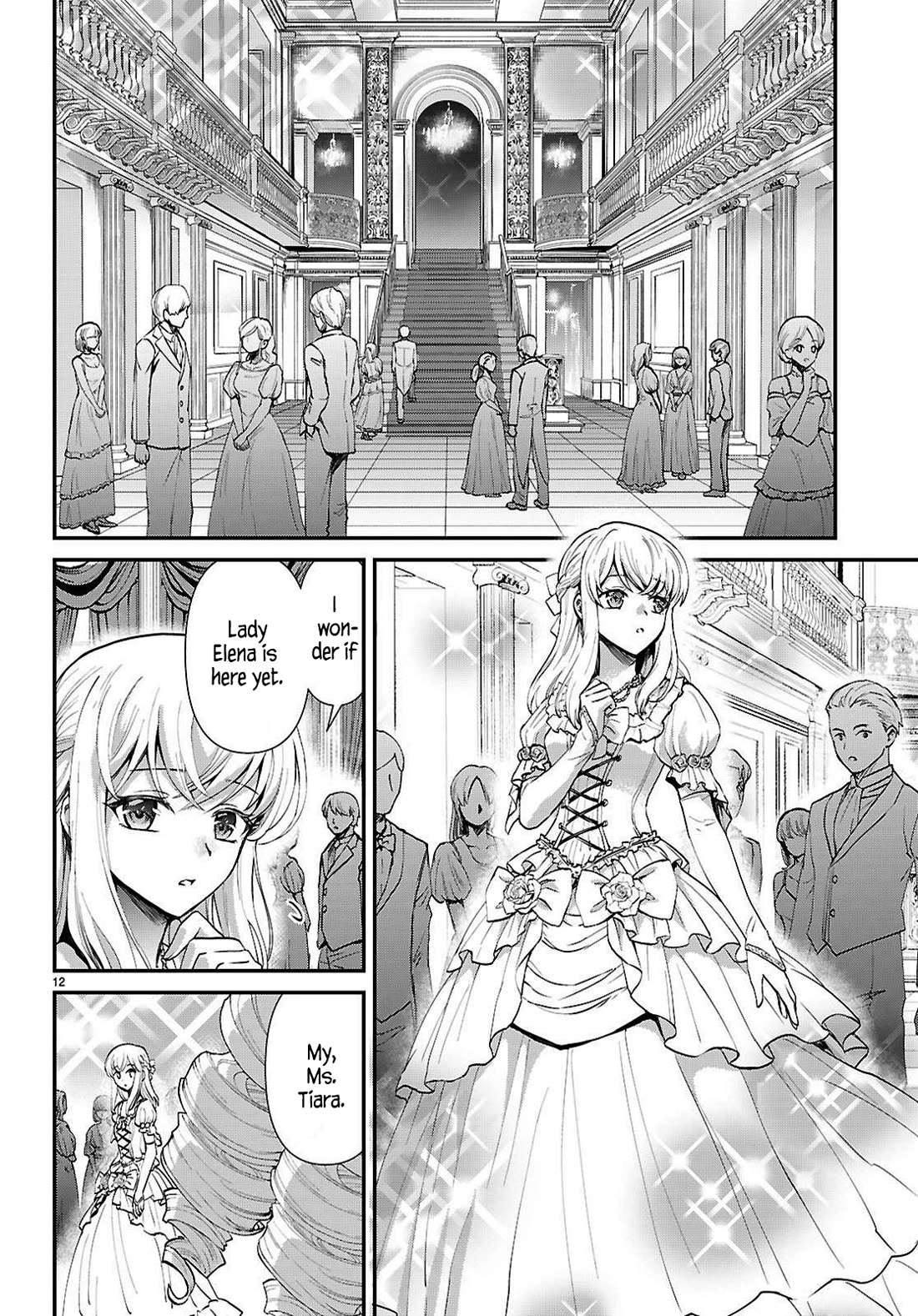 A High School Boy Reincarnates as the Villainous Daughter in an Otome Game. Chapter 8 page 12 - Chapter 8: A villainous daughter dances