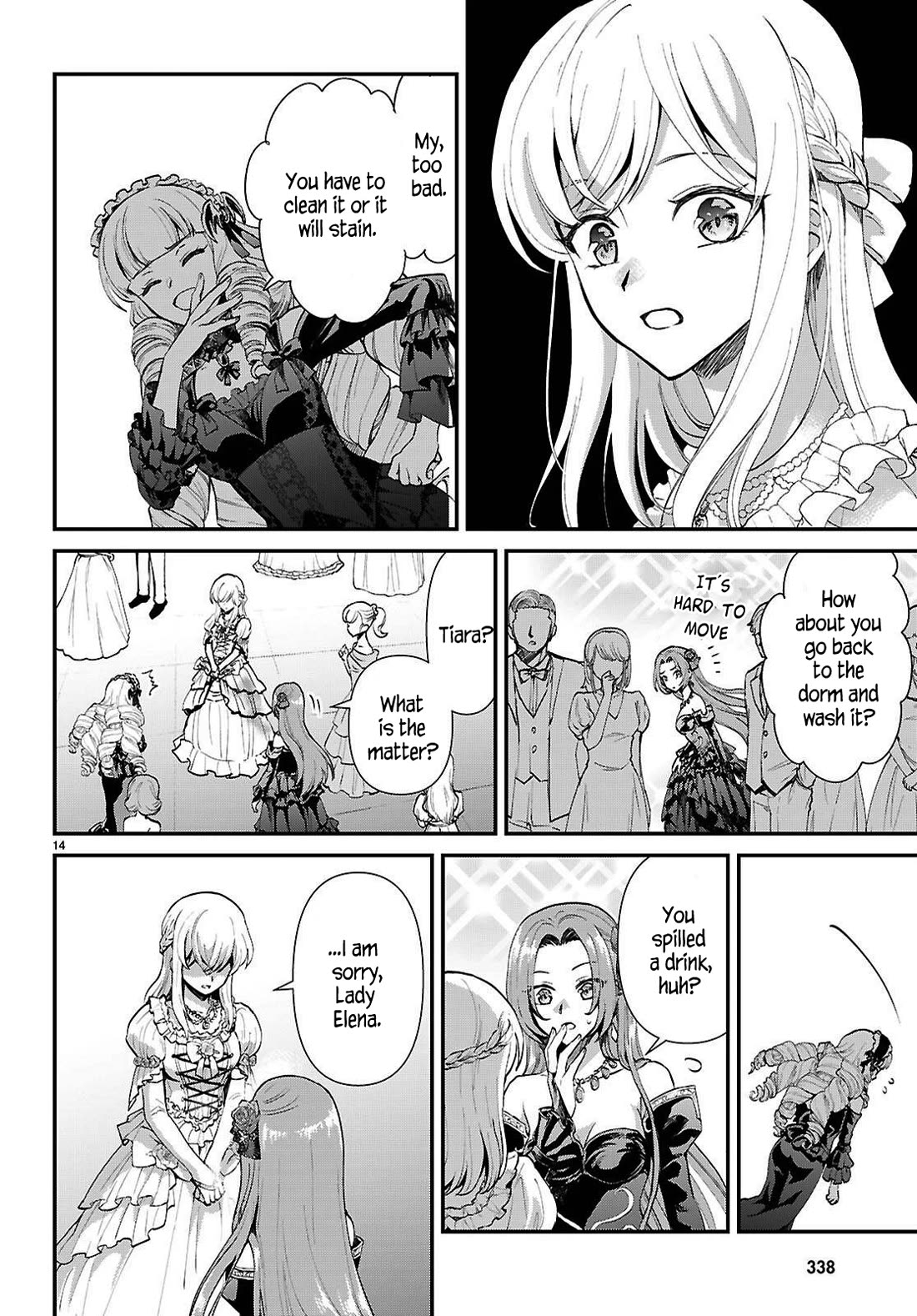 A High School Boy Reincarnates as the Villainous Daughter in an Otome Game. Chapter 8 page 14 - Chapter 8: A villainous daughter dances