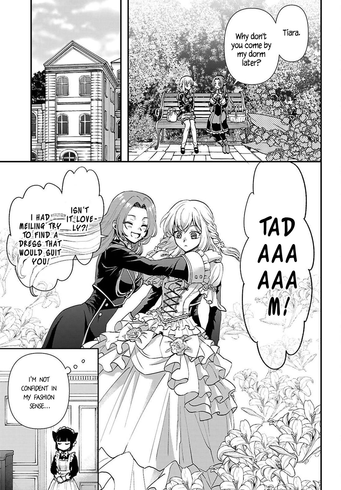 A High School Boy Reincarnates as the Villainous Daughter in an Otome Game. Chapter 8 page 9 - Chapter 8: A villainous daughter dances