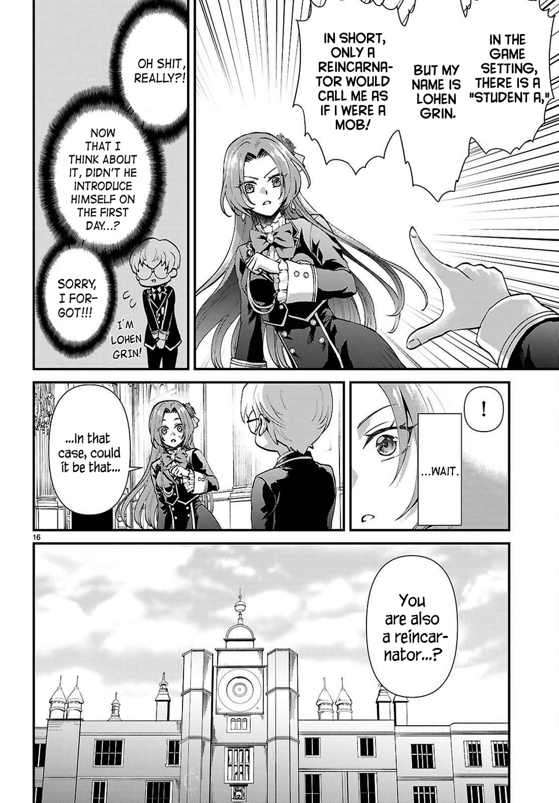 A High School Boy Reincarnates as the Villainous Daughter in an Otome Game. Chapter 9 page 16 - Chapter 9: Lilies or roses?