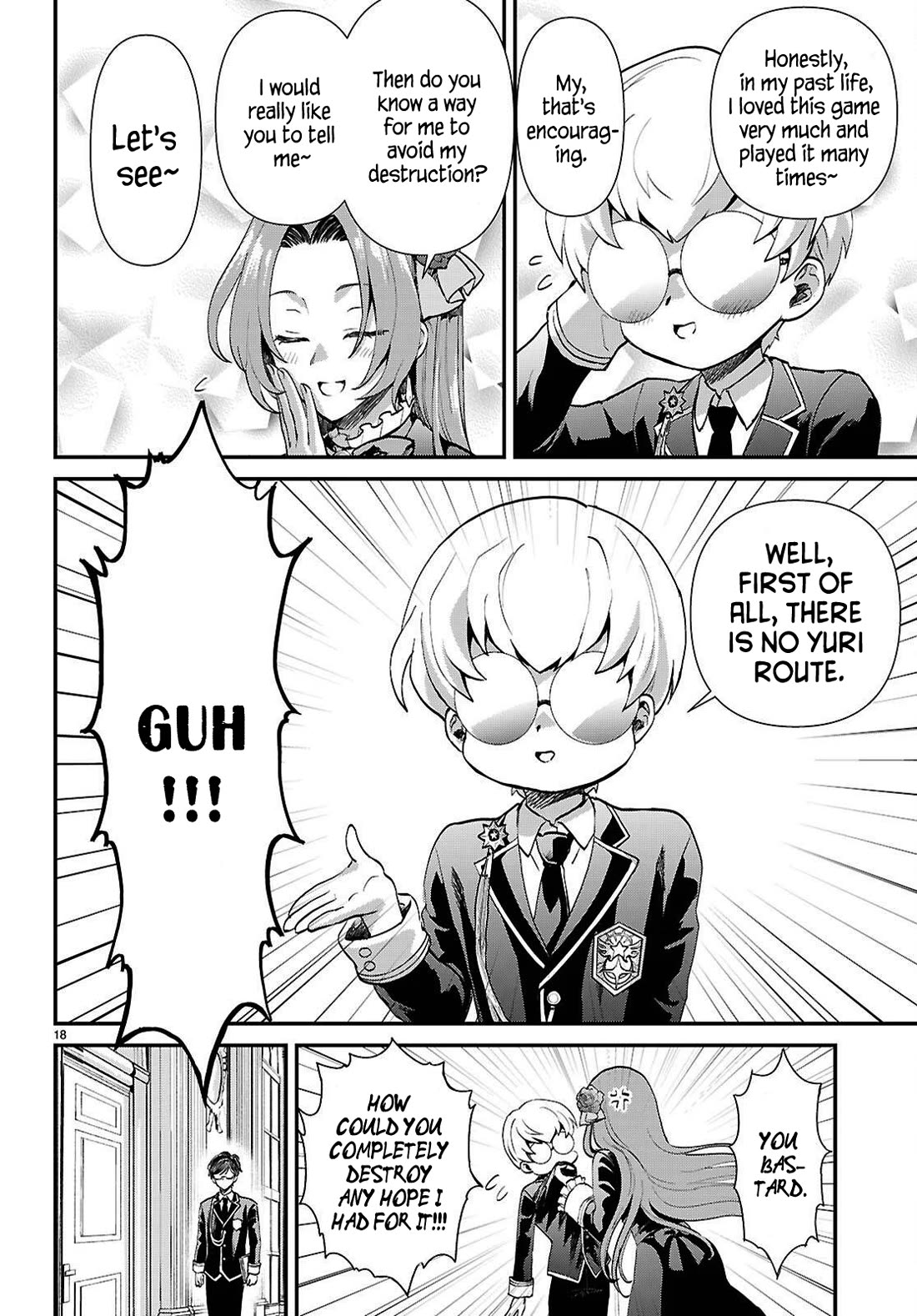 A High School Boy Reincarnates as the Villainous Daughter in an Otome Game. Chapter 9 page 18 - Chapter 9: Lilies or roses?