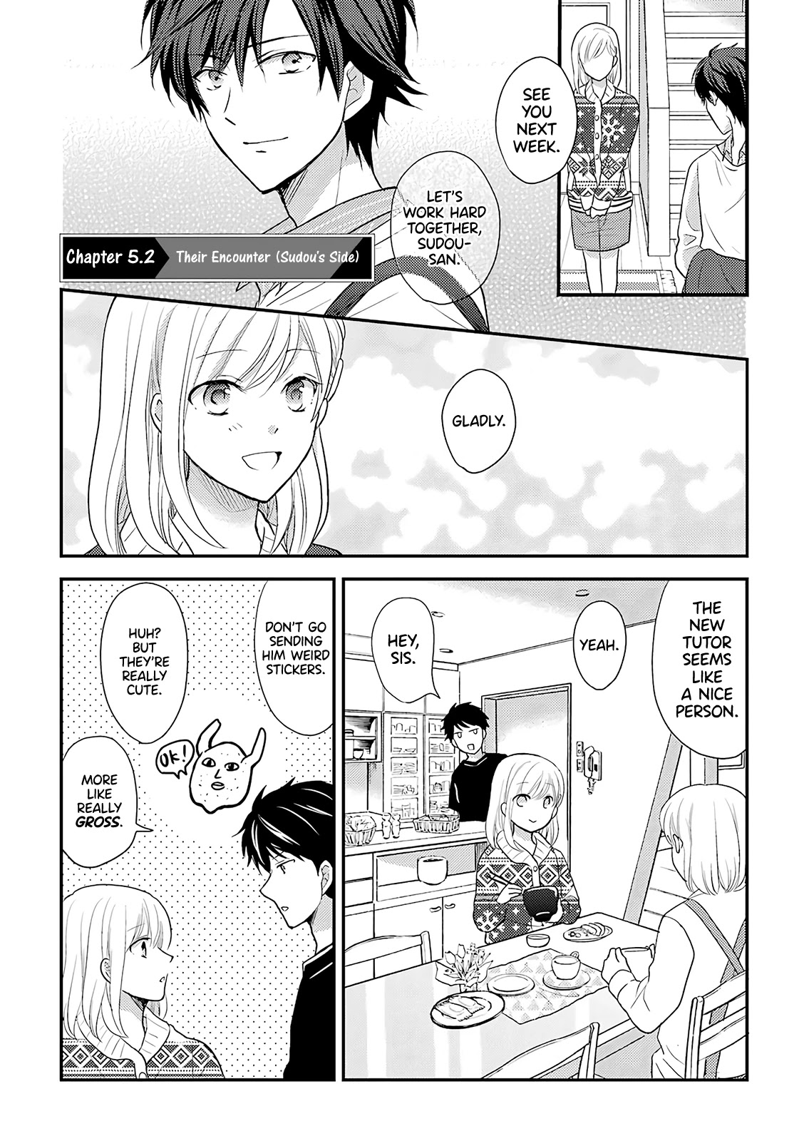 A High School Girl and A Private Teacher Chapter 5.2 page 1 - Chapter 5.2: Their Encounter (Sudou's Side)
