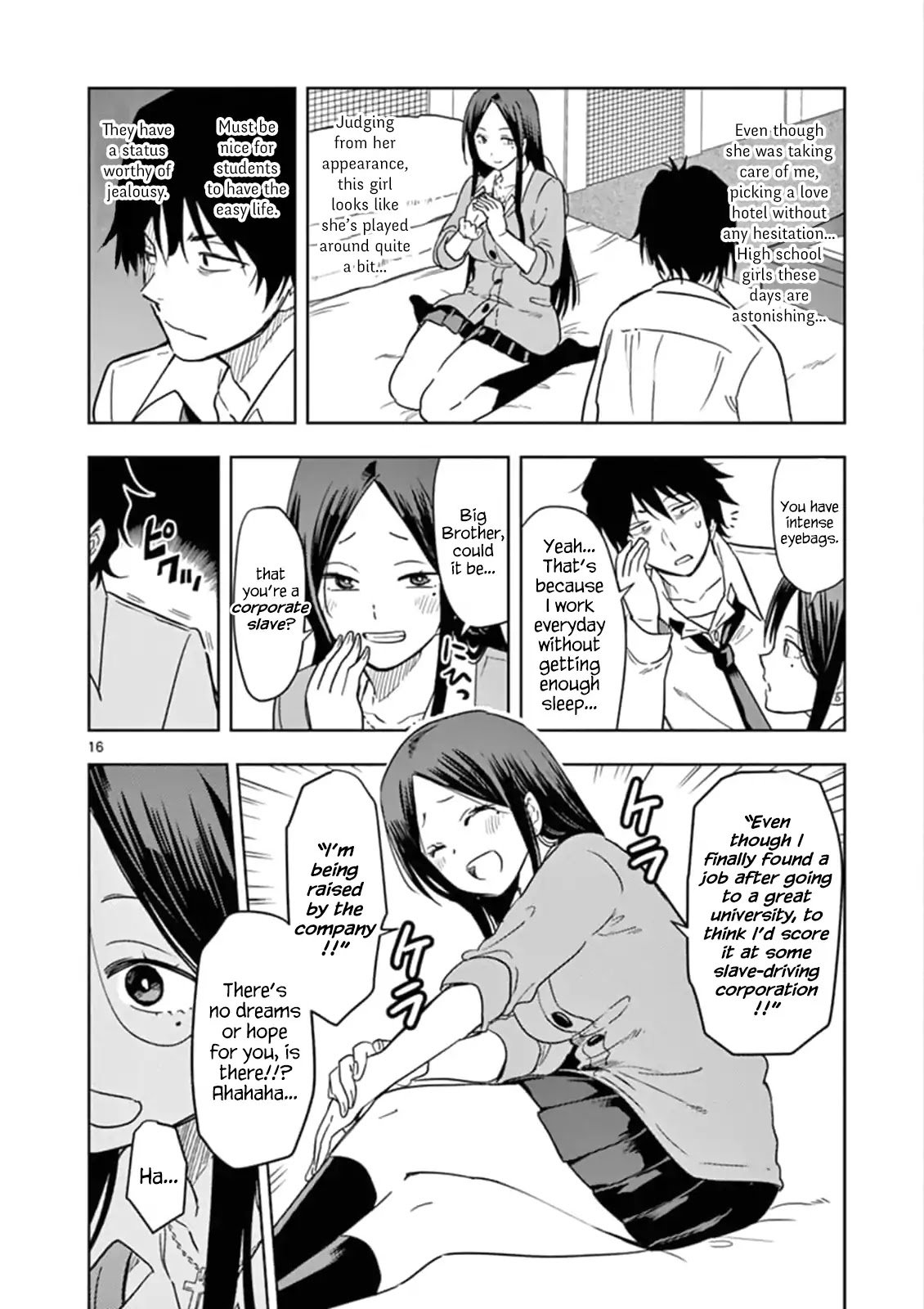 A High School Girl Raises a Corporate Slave Chapter 1 page 17 - Chapter 1: Raised by Me