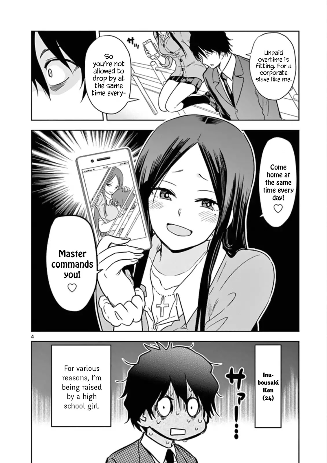 A High School Girl Raises a Corporate Slave Chapter 1 page 5 - Chapter 1: Raised by Me