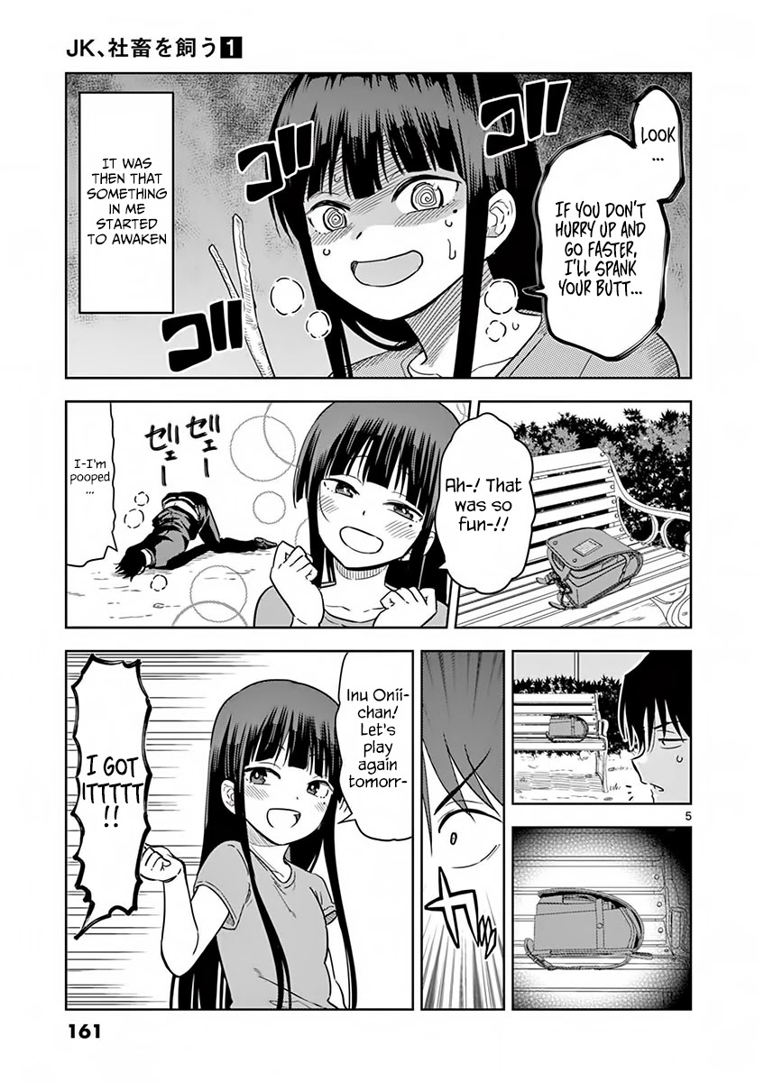 A High School Girl Raises a Corporate Slave Chapter 11 page 6 - Chapter 11: Inu Onii Chan