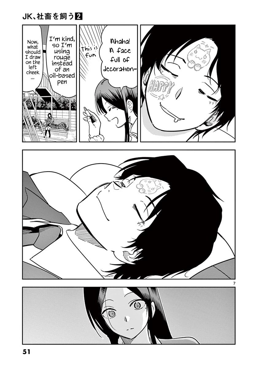 A High School Girl Raises a Corporate Slave Chapter 15 page 8 - Chapter 15: You'll have to take responsibility, Inu-kun