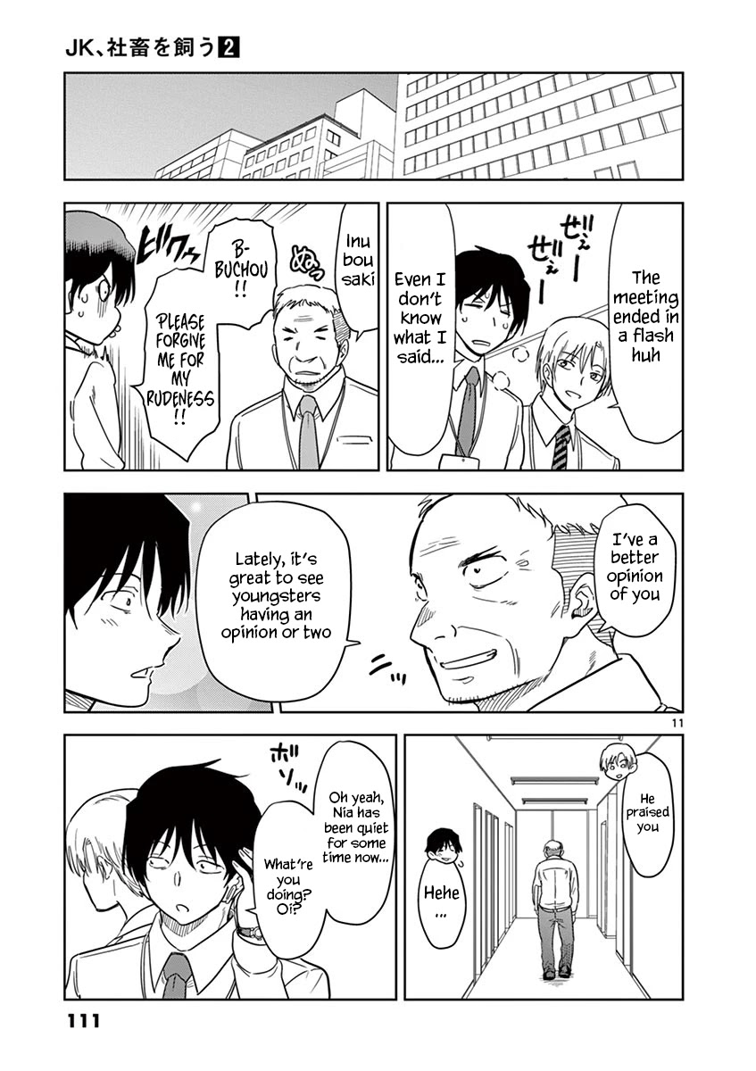 A High School Girl Raises a Corporate Slave Chapter 19 page 12 - Chapter 19: I Want To Attend The Meeting