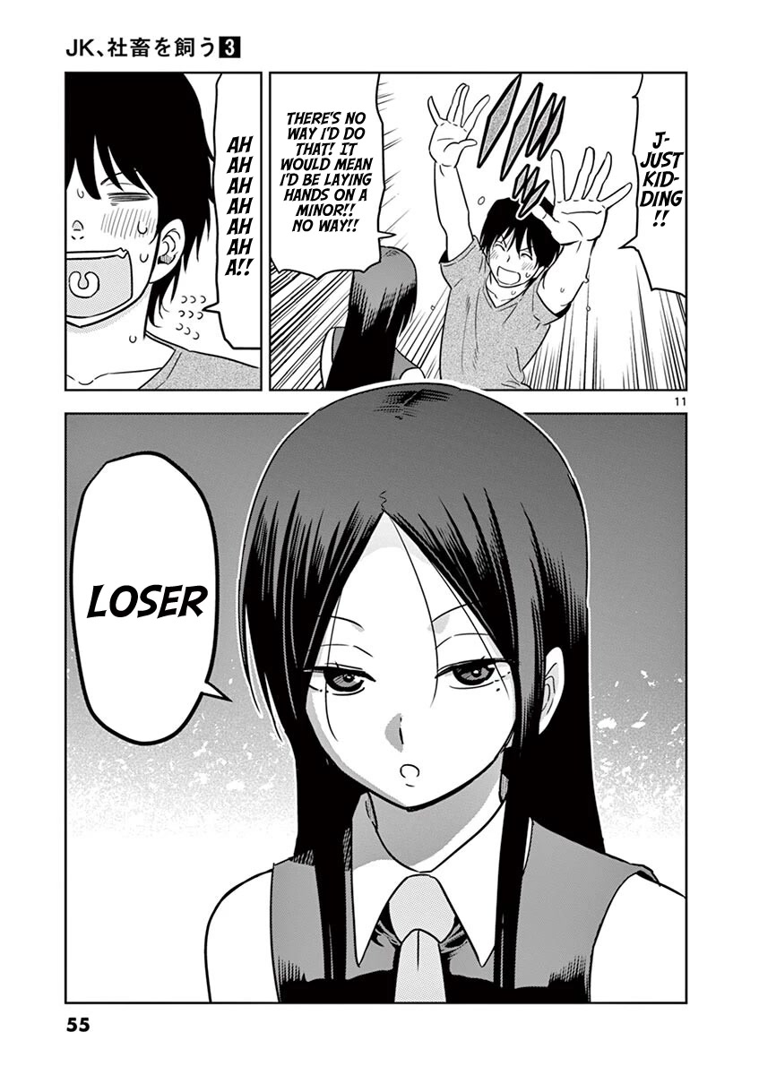 A High School Girl Raises a Corporate Slave Chapter 28 page 11 - Chapter 28: This is Inu-kun’s House