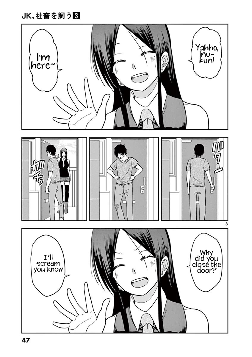 A High School Girl Raises a Corporate Slave Chapter 28 page 3 - Chapter 28: This is Inu-kun’s House