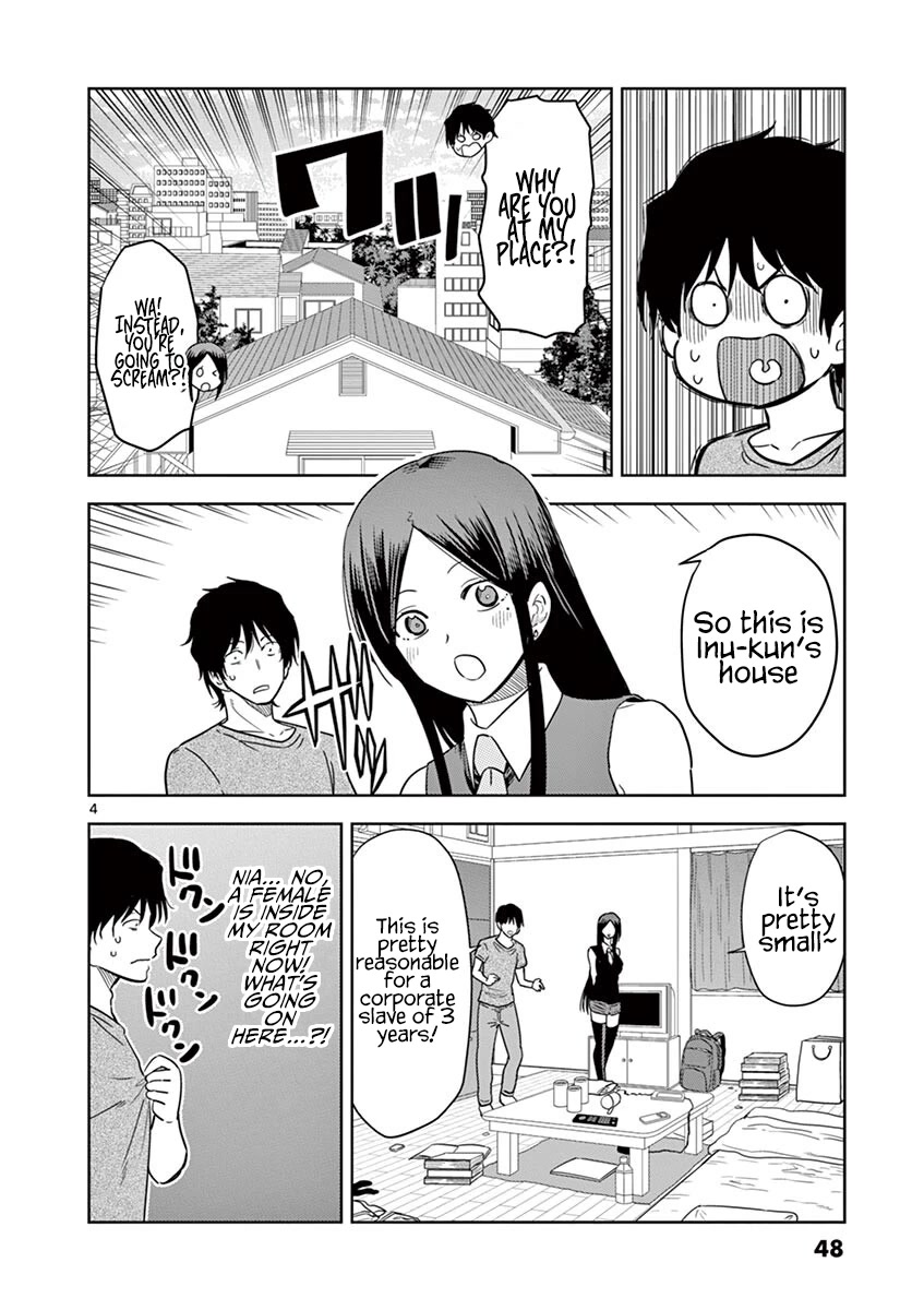 A High School Girl Raises a Corporate Slave Chapter 28 page 4 - Chapter 28: This is Inu-kun’s House