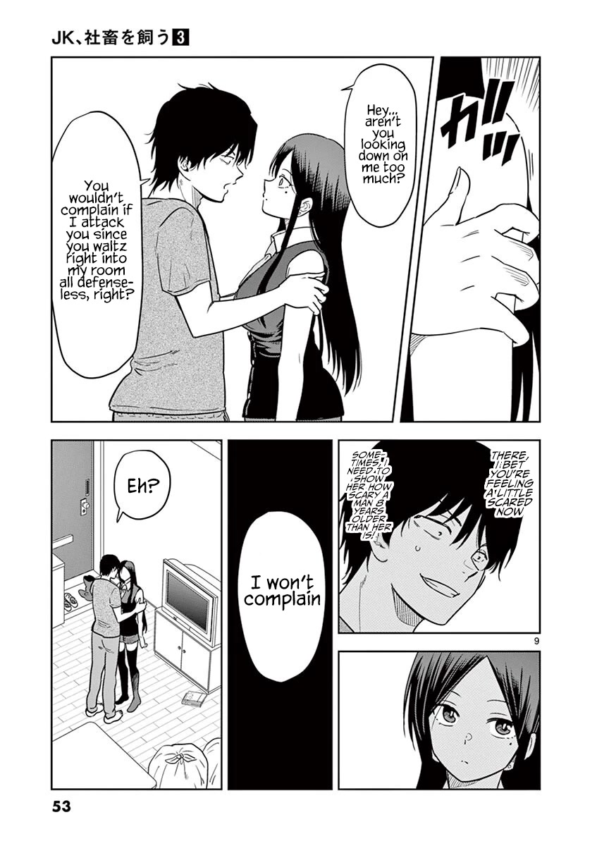 A High School Girl Raises a Corporate Slave Chapter 28 page 9 - Chapter 28: This is Inu-kun’s House